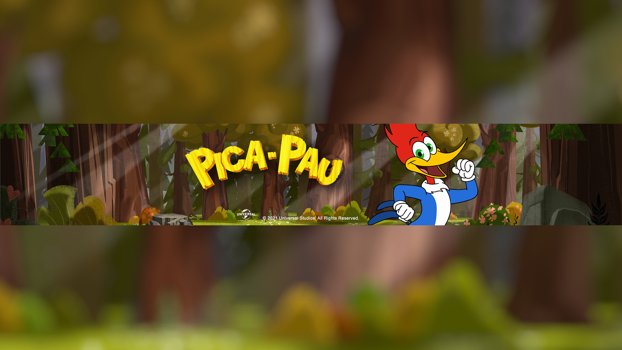 Pica-Pau em Português YouTube banner