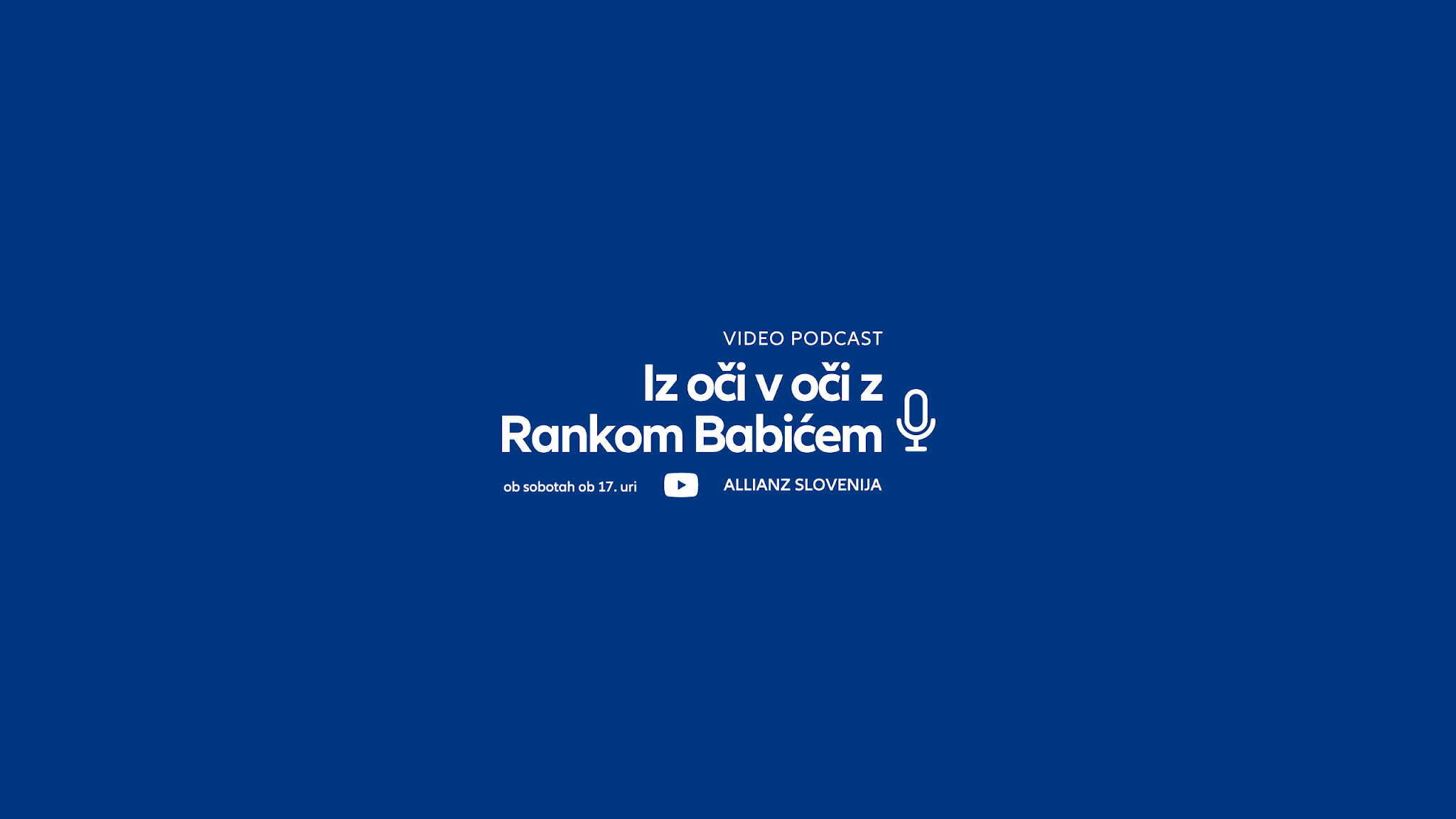 Allianz Slovenija YouTube banner