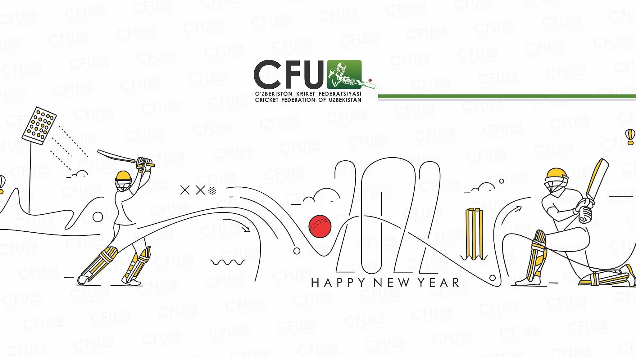Cricket Federation of Uzbekistan YouTube banner