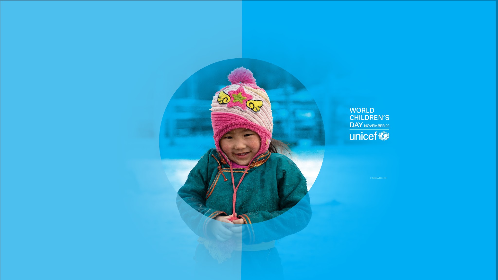 UNICEF Mongolia YouTube banner