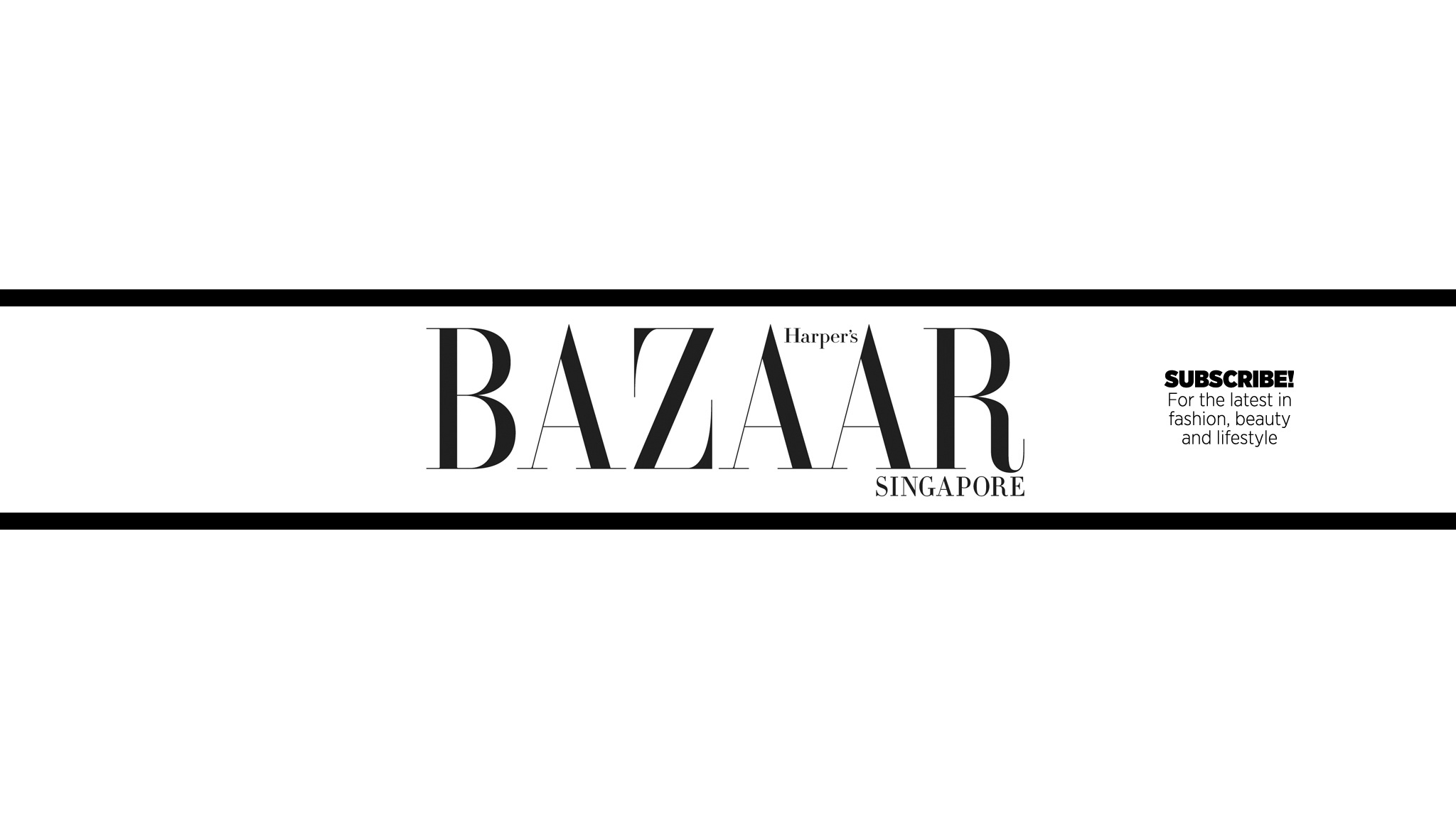 Harper's BAZAAR Singapore YouTube banner