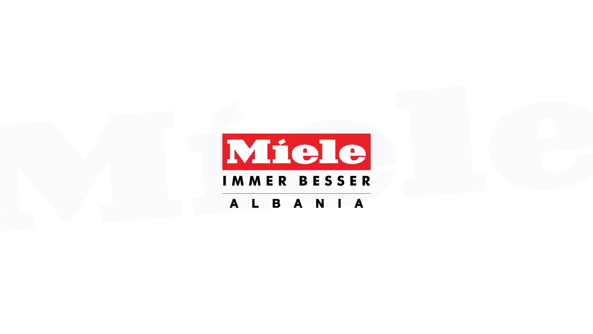 Miele Albania YouTube banner