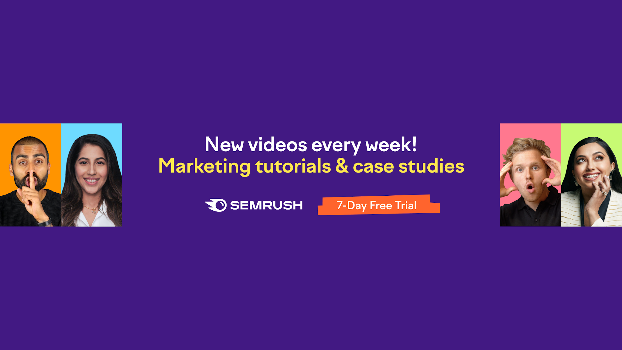 Semrush YouTube banner
