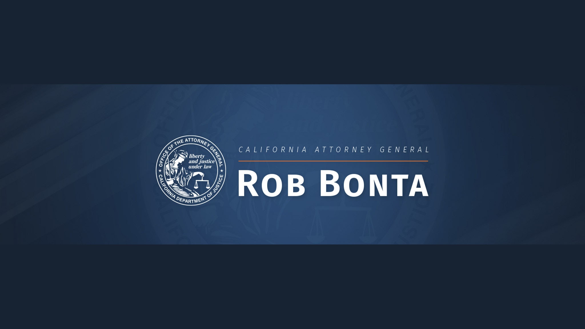 California Department of Justice YouTube banner