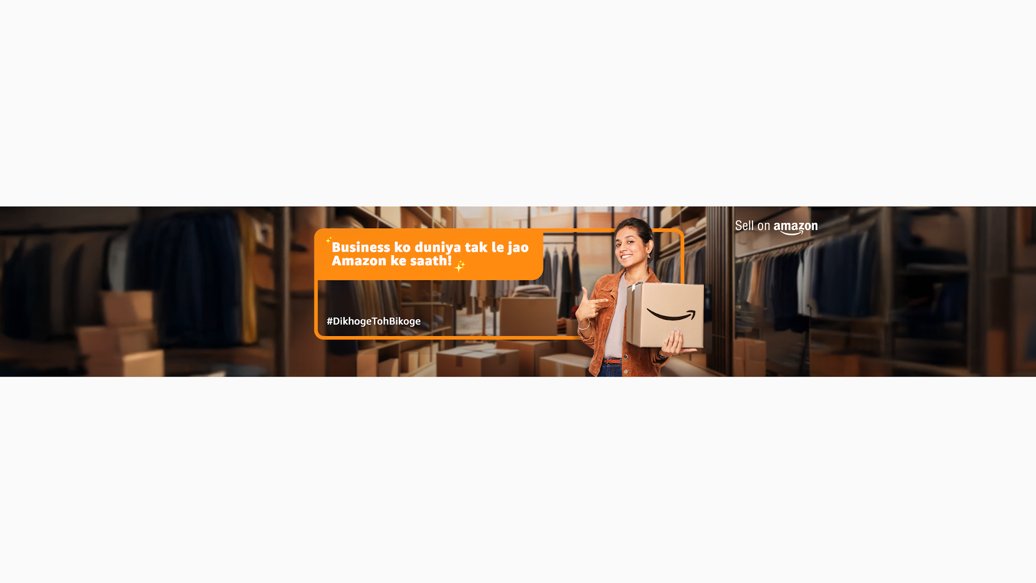 Sell on Amazon India YouTube banner