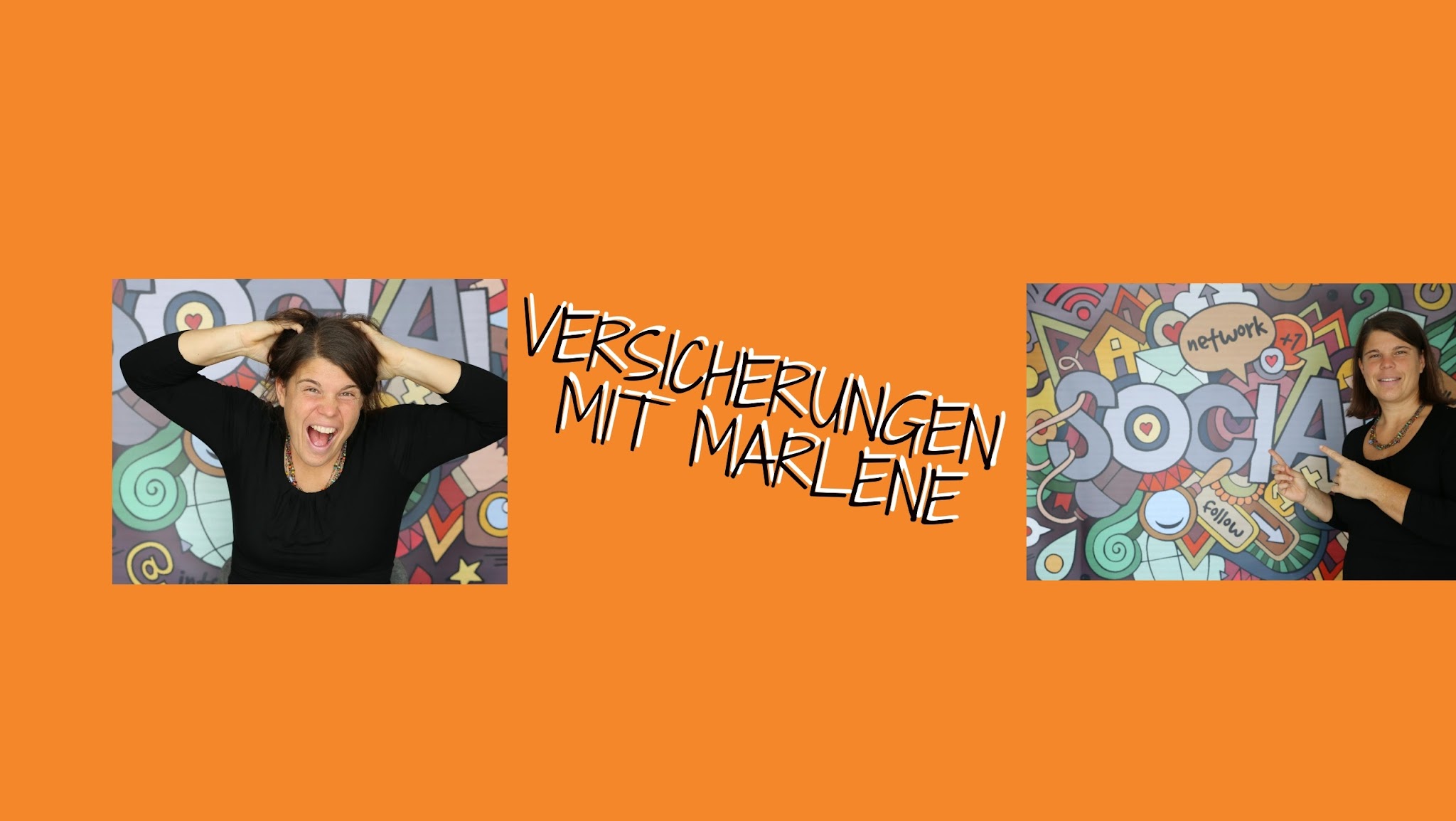 Versicherungen mit Marlene YouTube banner