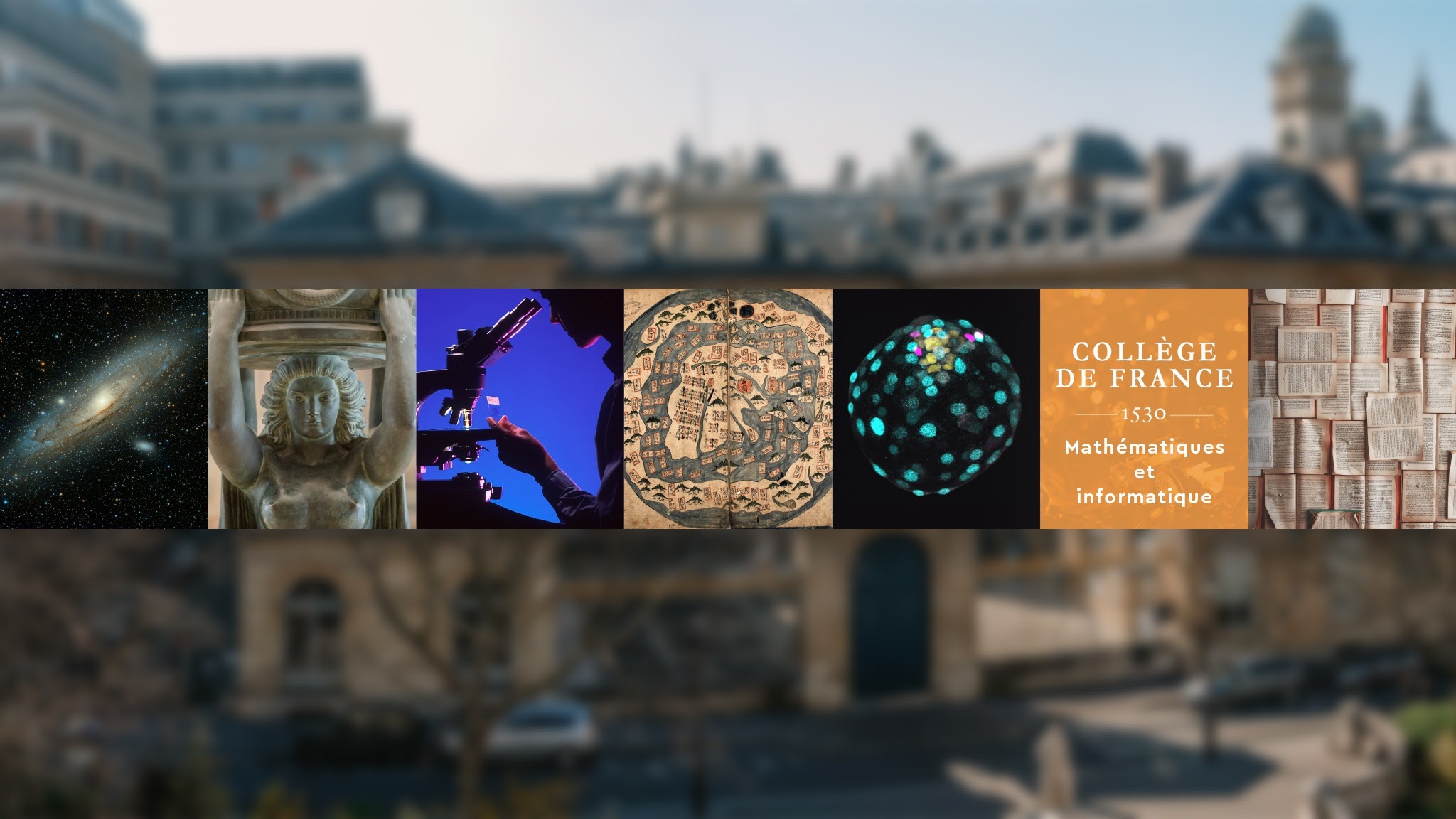 Mathématiques et informatique - Collège de France YouTube banner