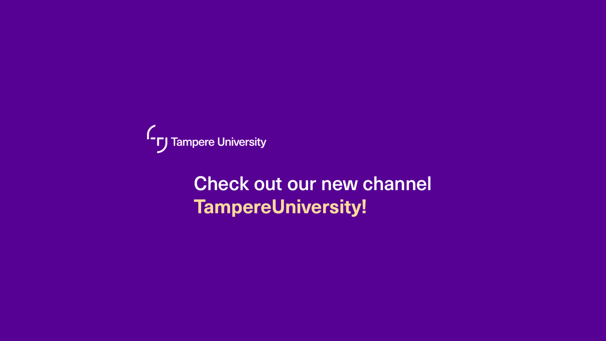 Tampere University of Technology YouTube banner