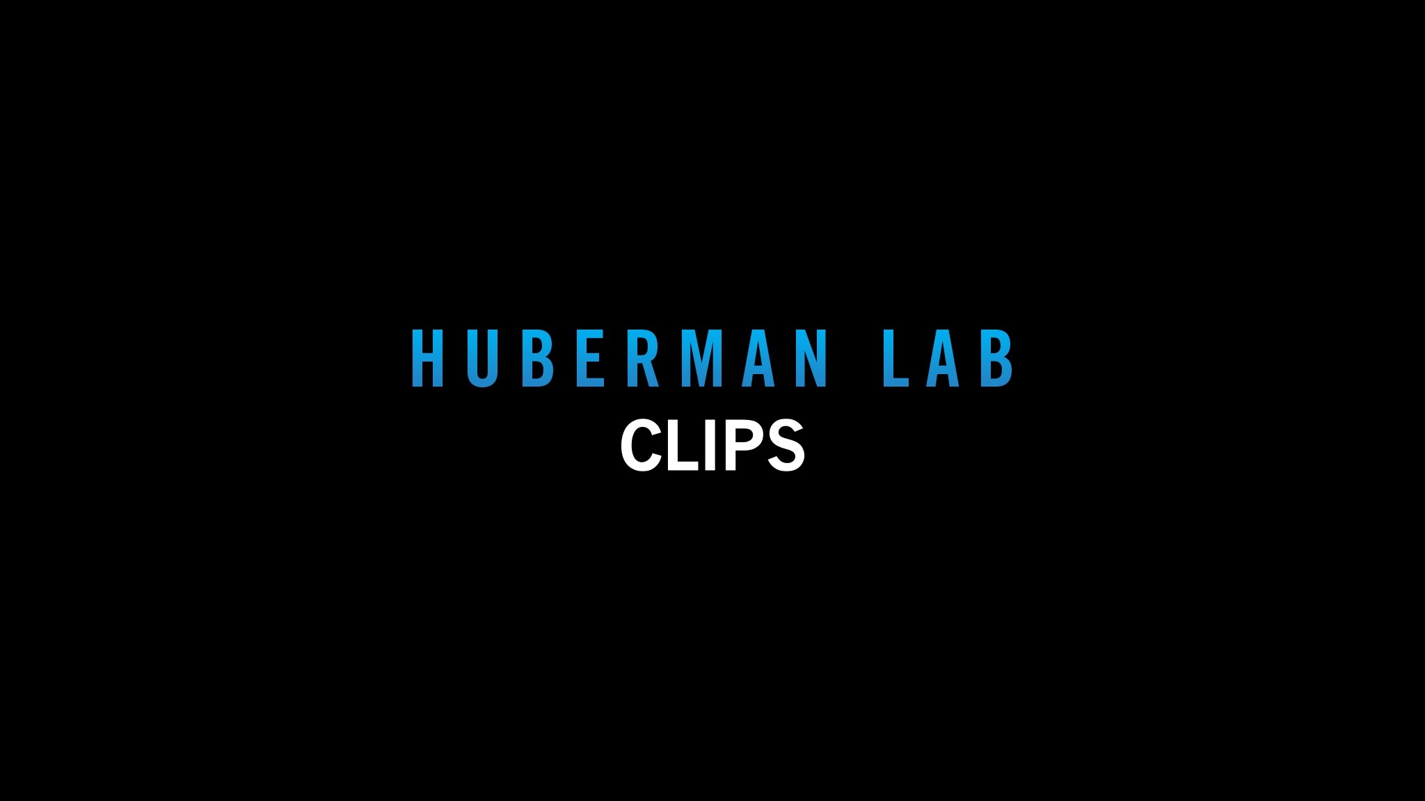 Huberman Lab Clips YouTube banner