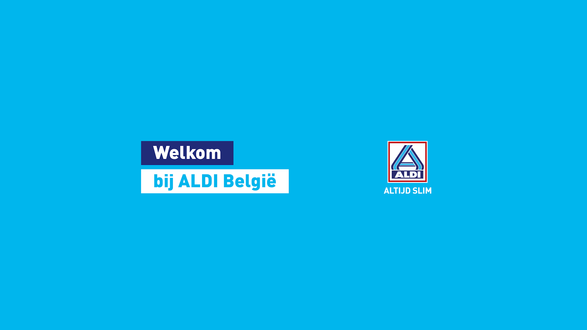 ALDI België YouTube banner
