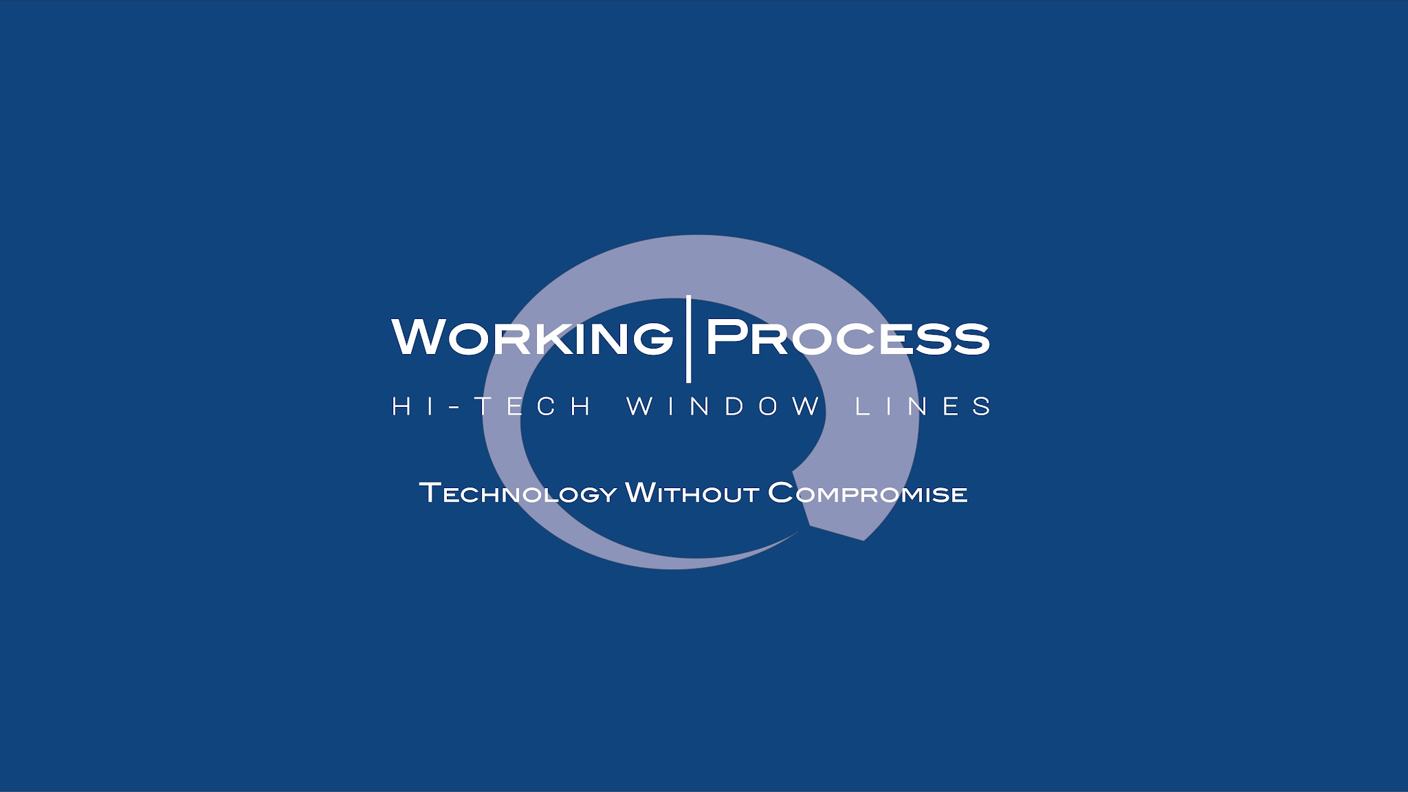 Working Process YouTube banner
