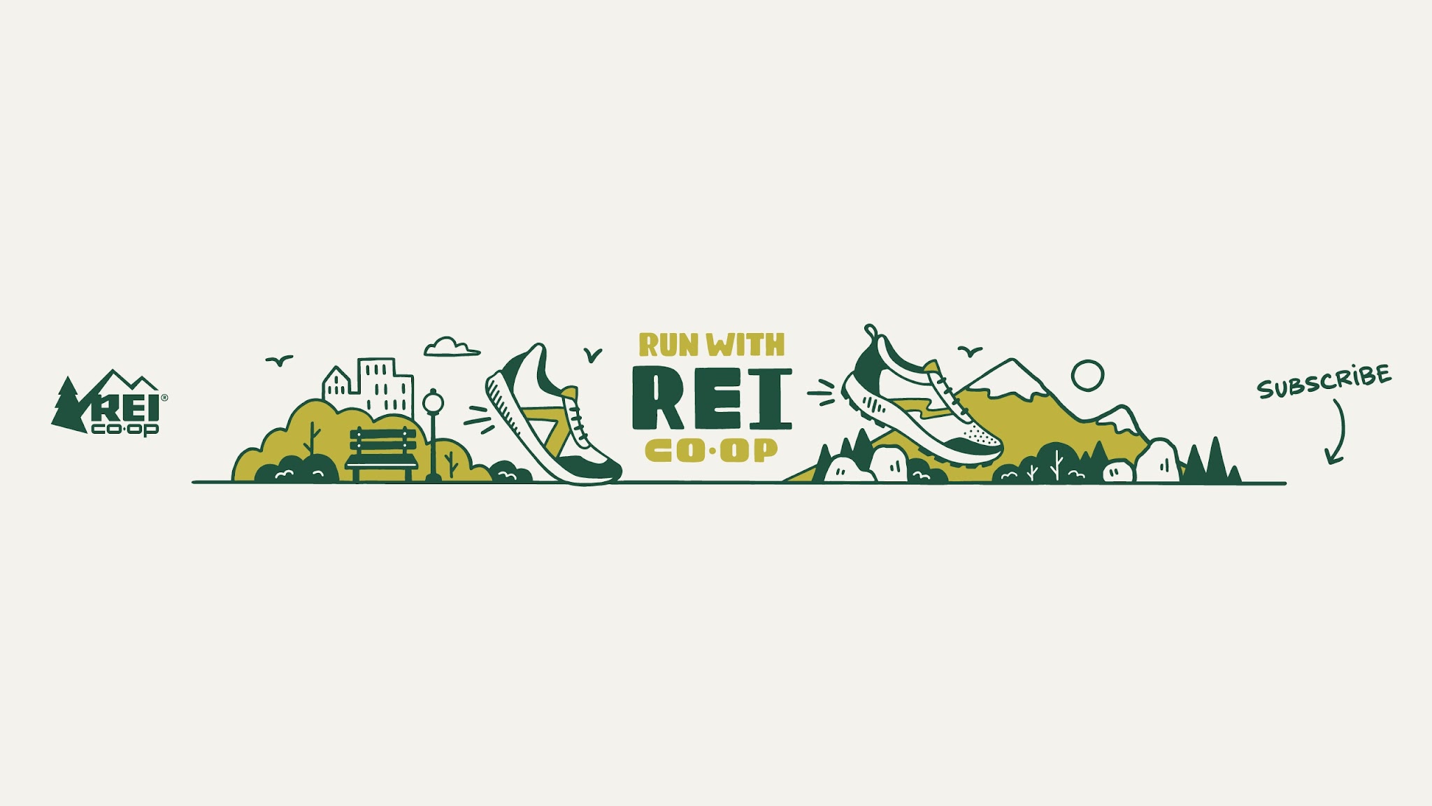 Run With REI Co-op YouTube banner