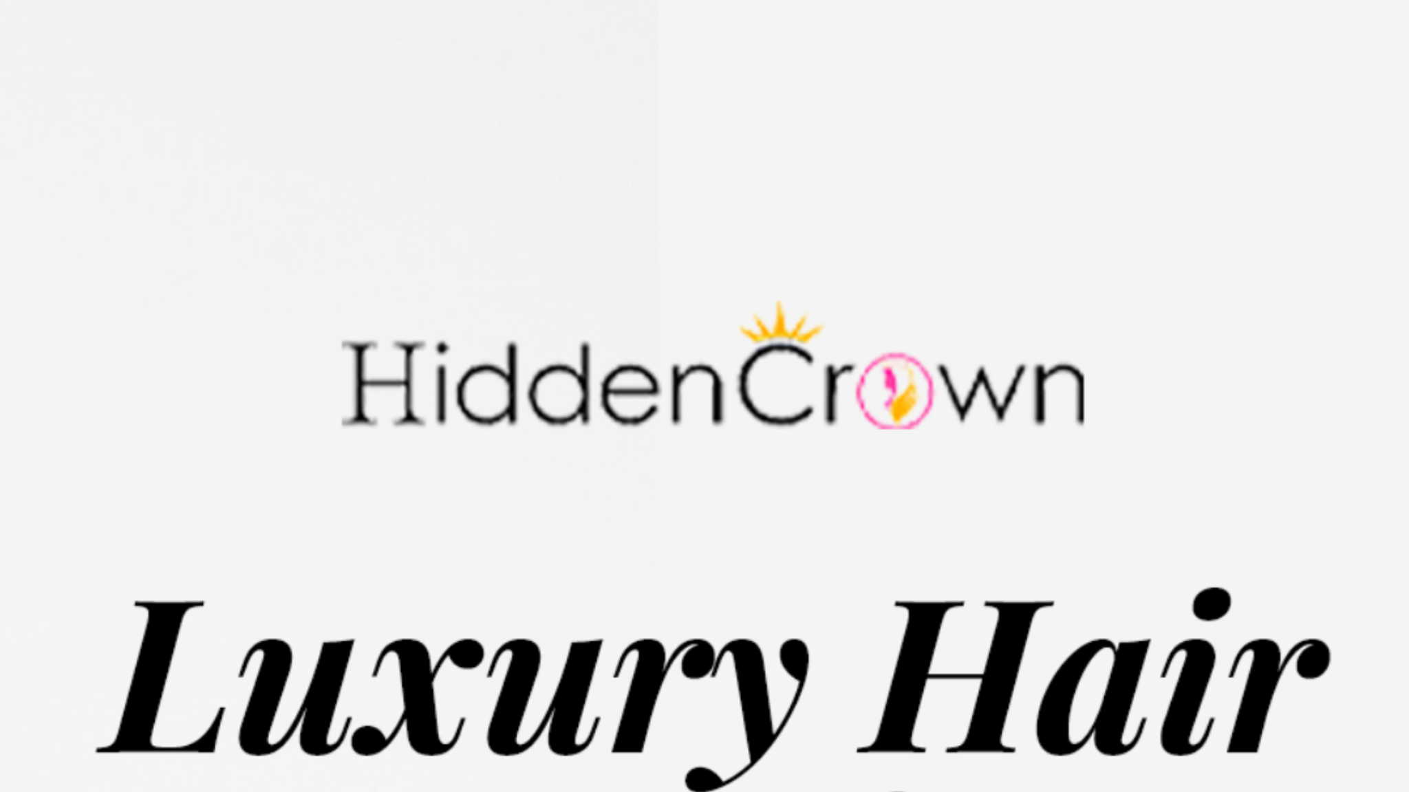 Hidden Crown Hair Extensions YouTube banner