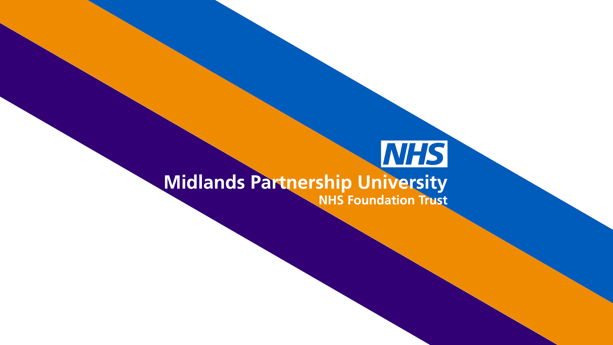 Midlands Partnership University NHS FT YouTube banner