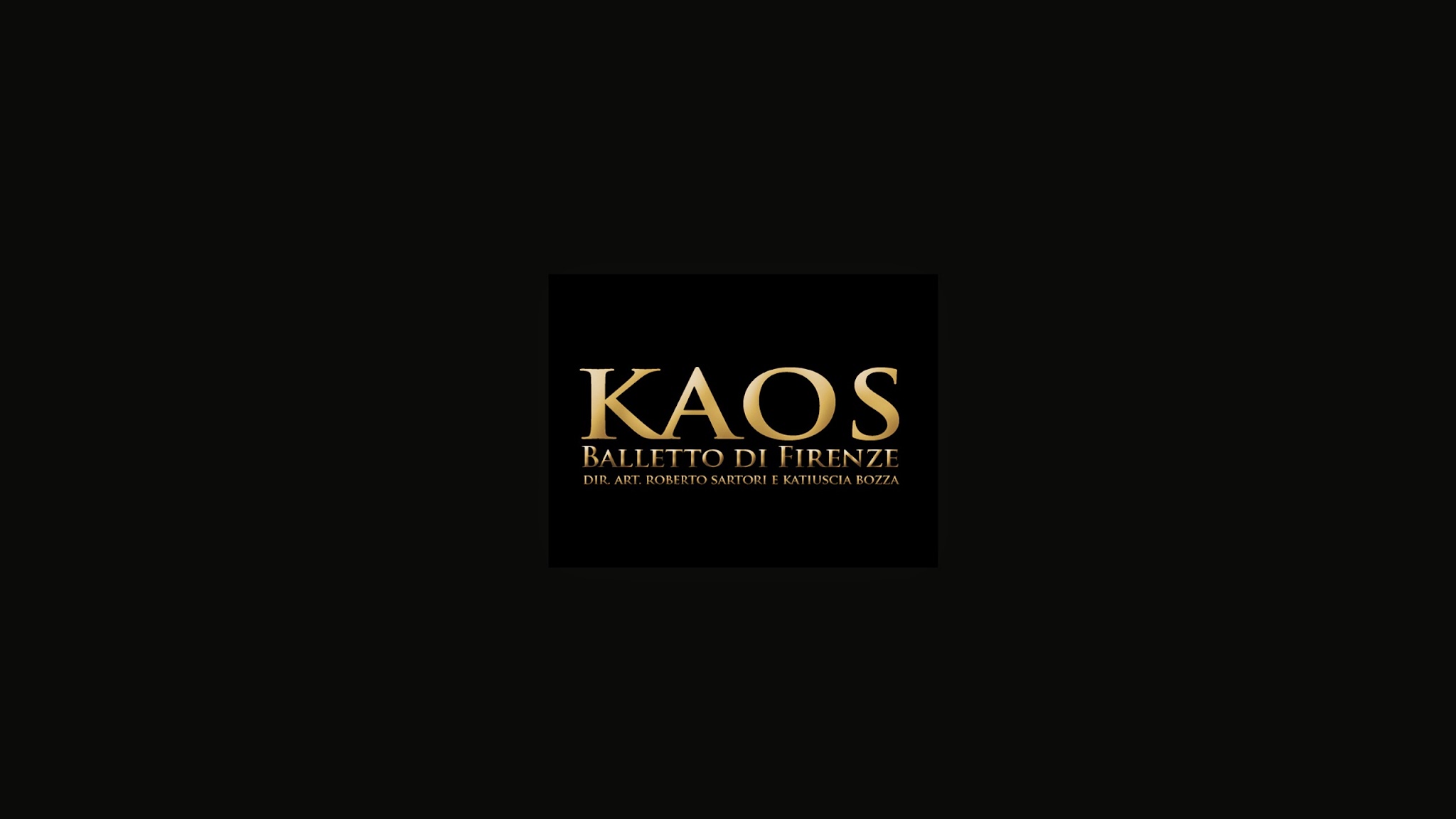 KAOS Balletto di Firenze | Official Channel YouTube banner