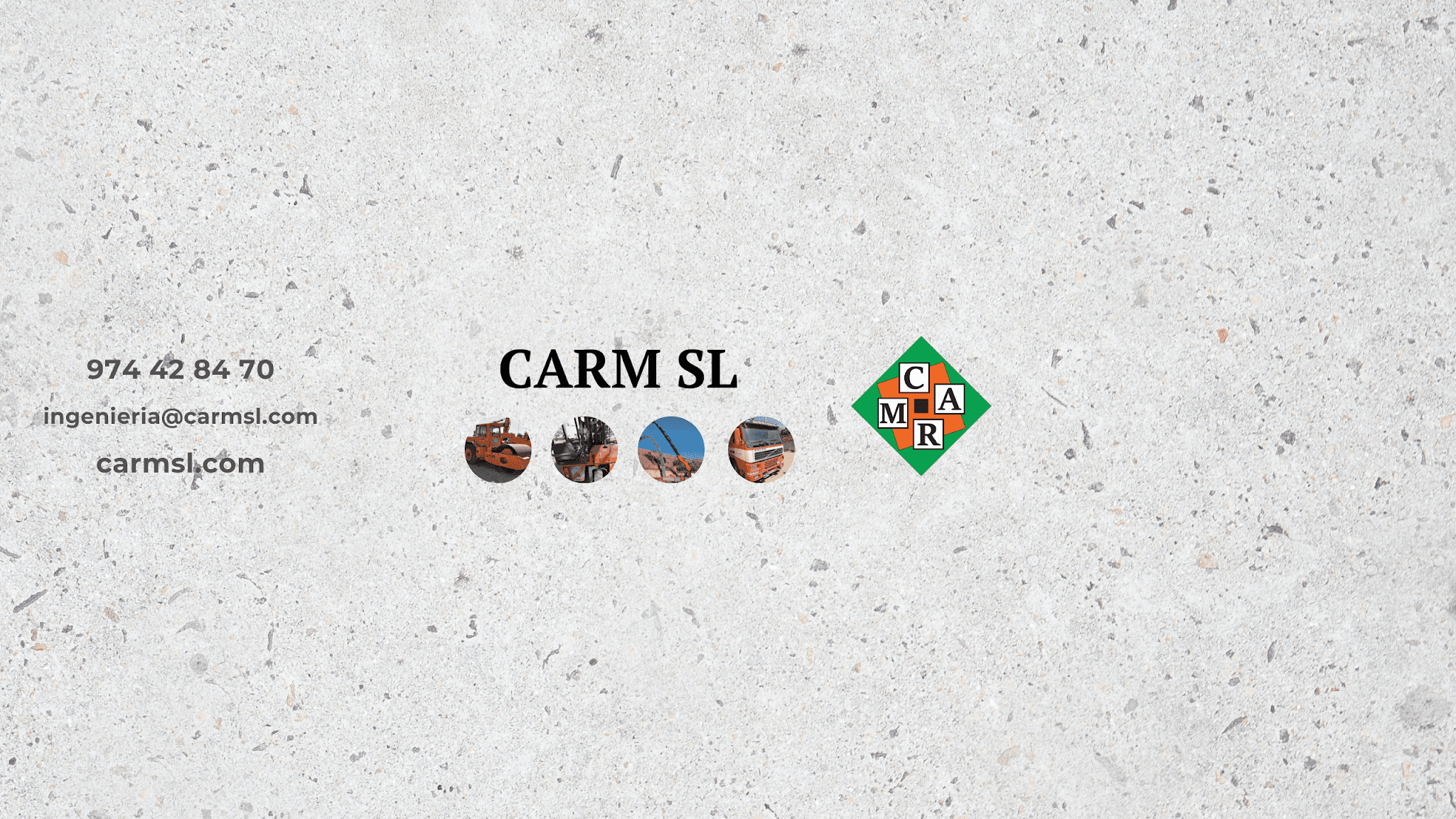 CARM maquinaria YouTube banner