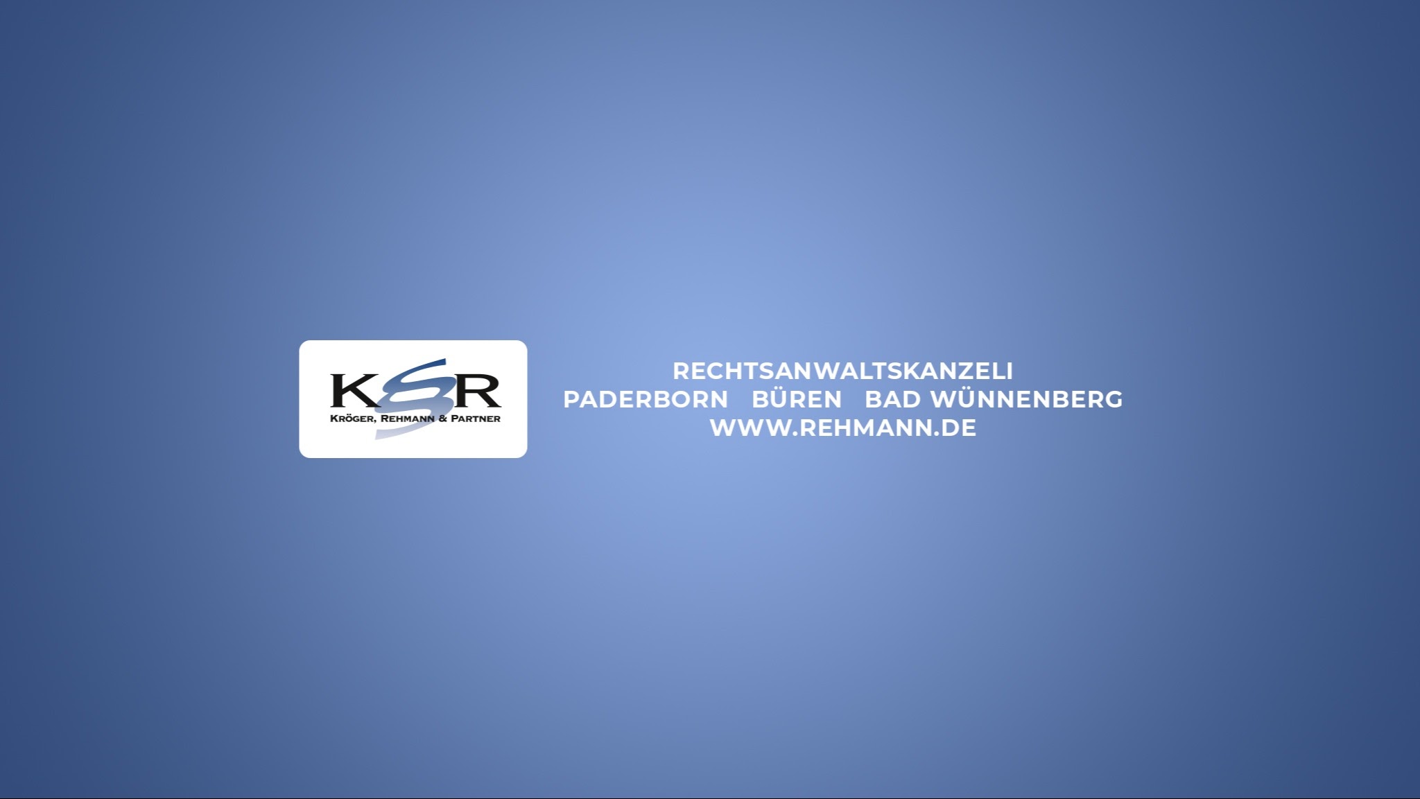 KRÖGER & REHMANN YouTube banner