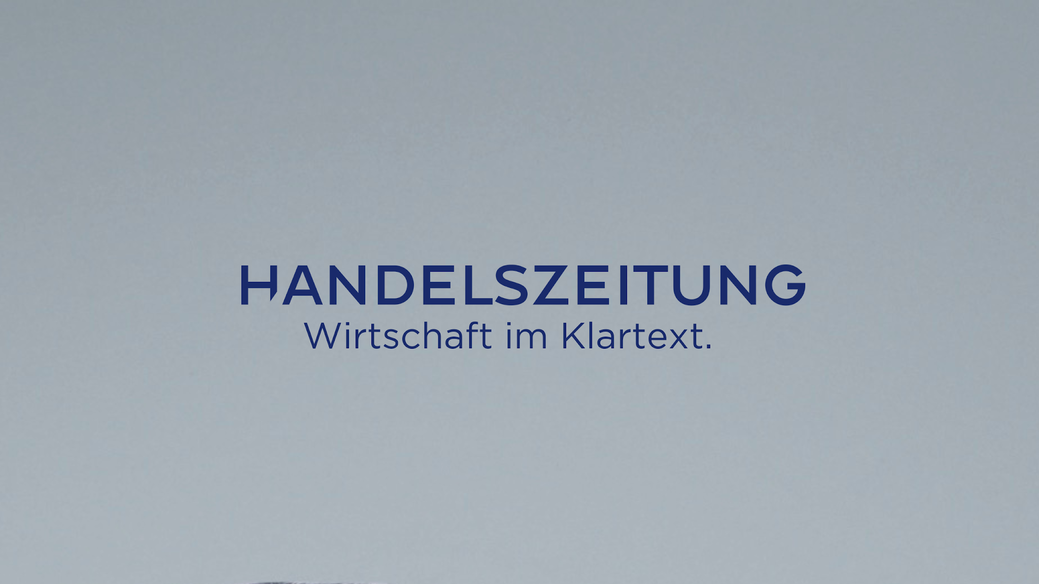 Handelszeitung YouTube banner