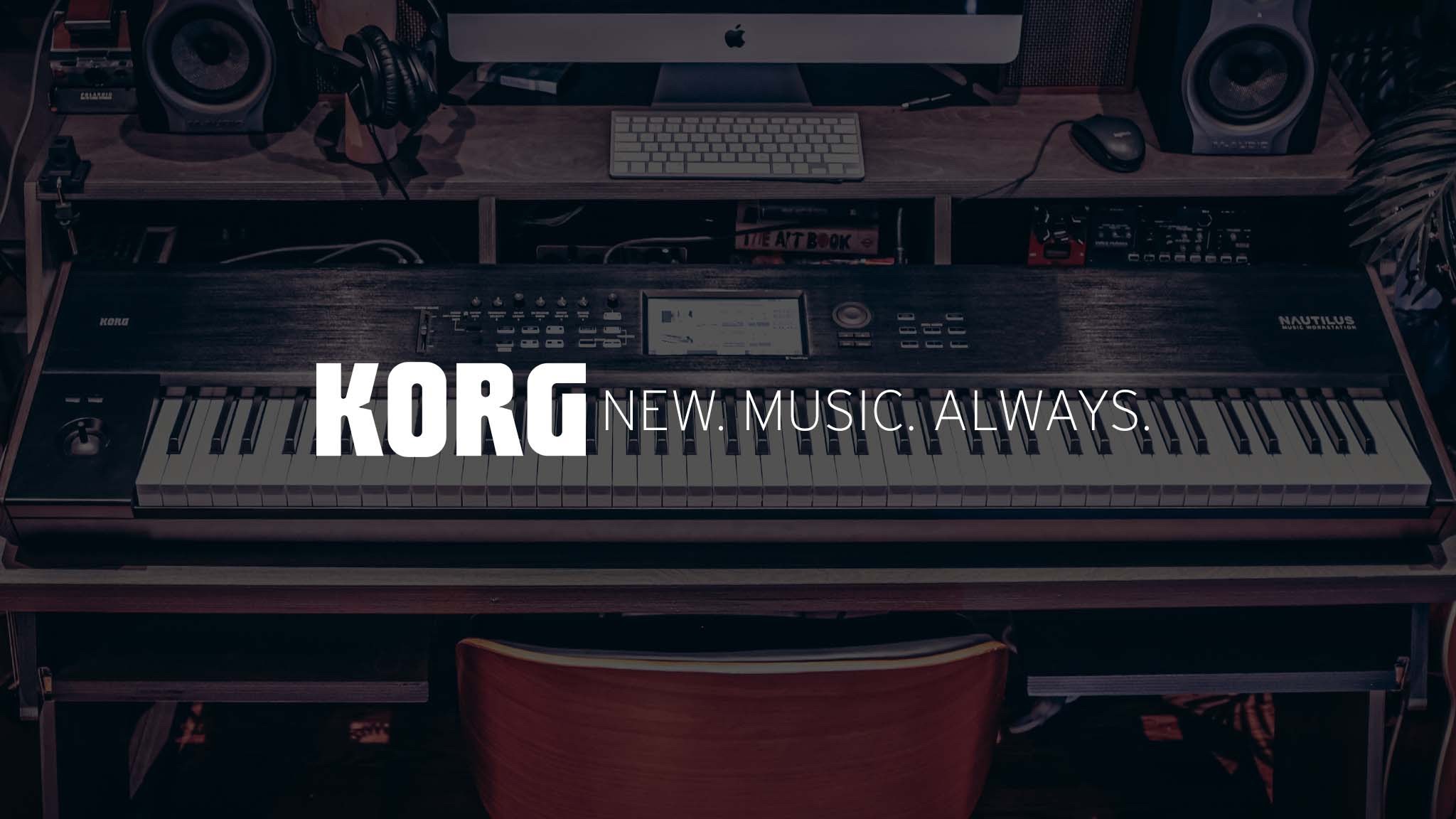 Korg YouTube banner