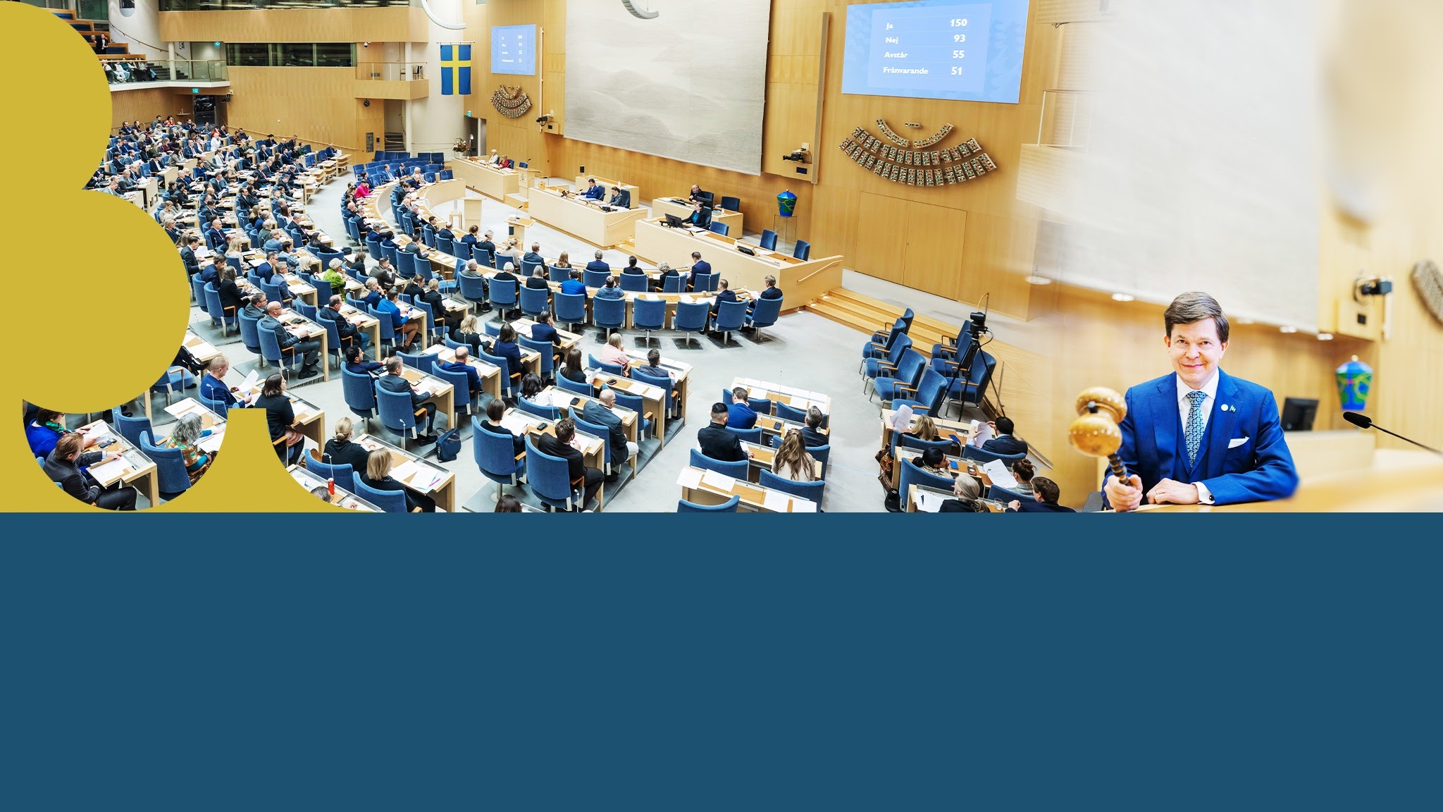 Sveriges riksdag YouTube banner