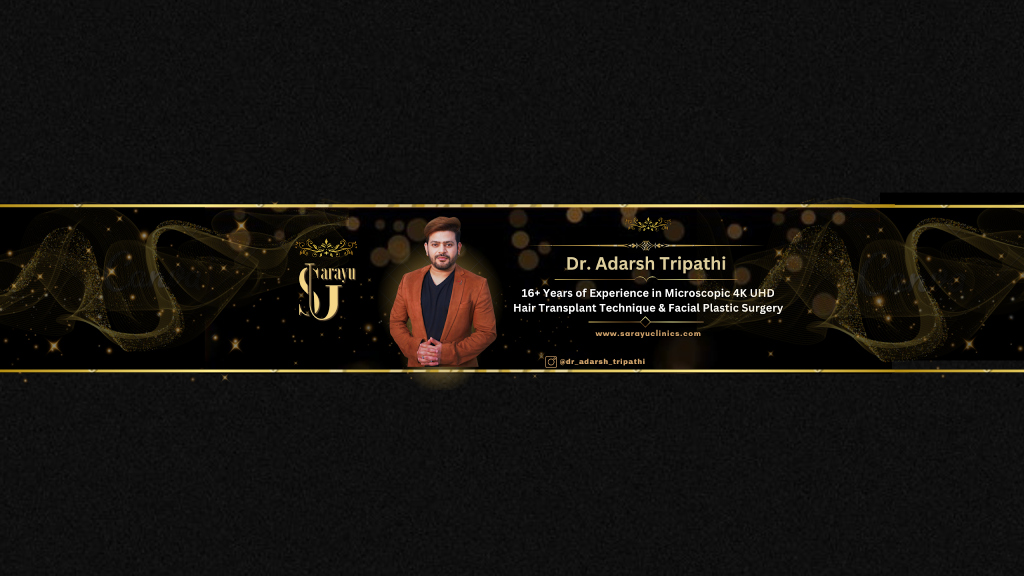 Dr. Adarsh Tripathi Facial Plastic Surgery YouTube banner