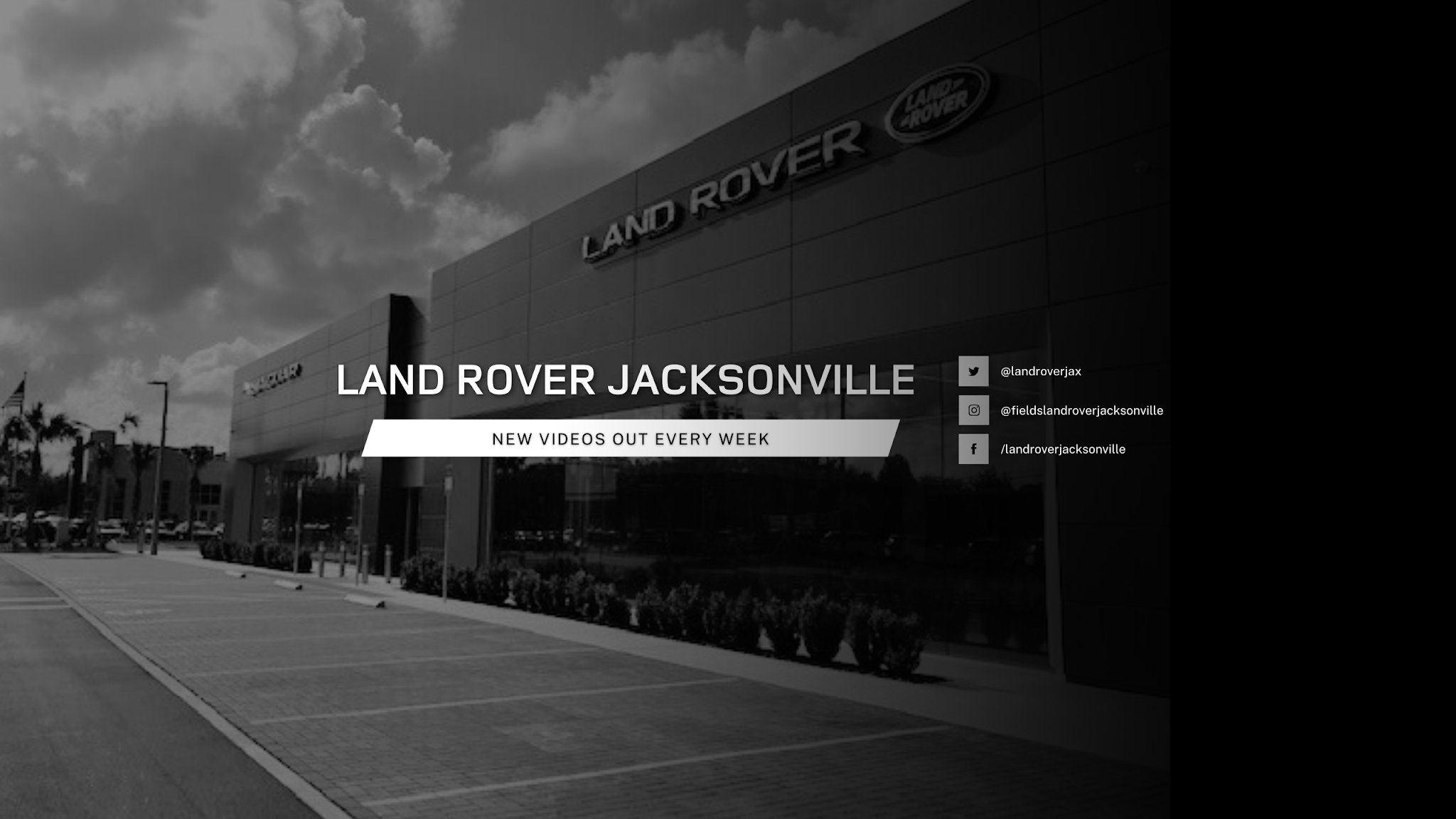 Land Rover Jacksonville YouTube banner