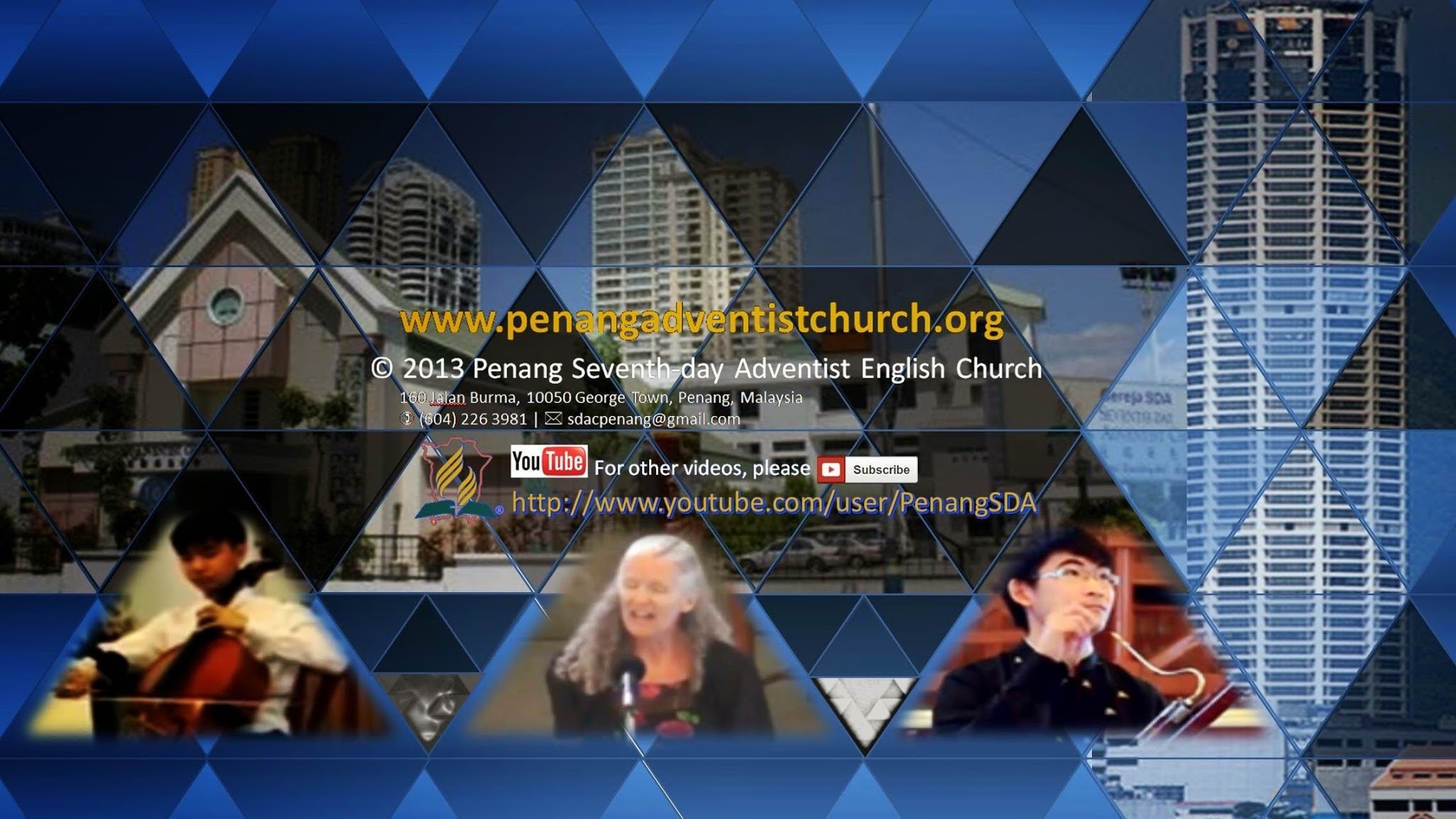 Penang English Seventh-day Adventist Church YouTube banner