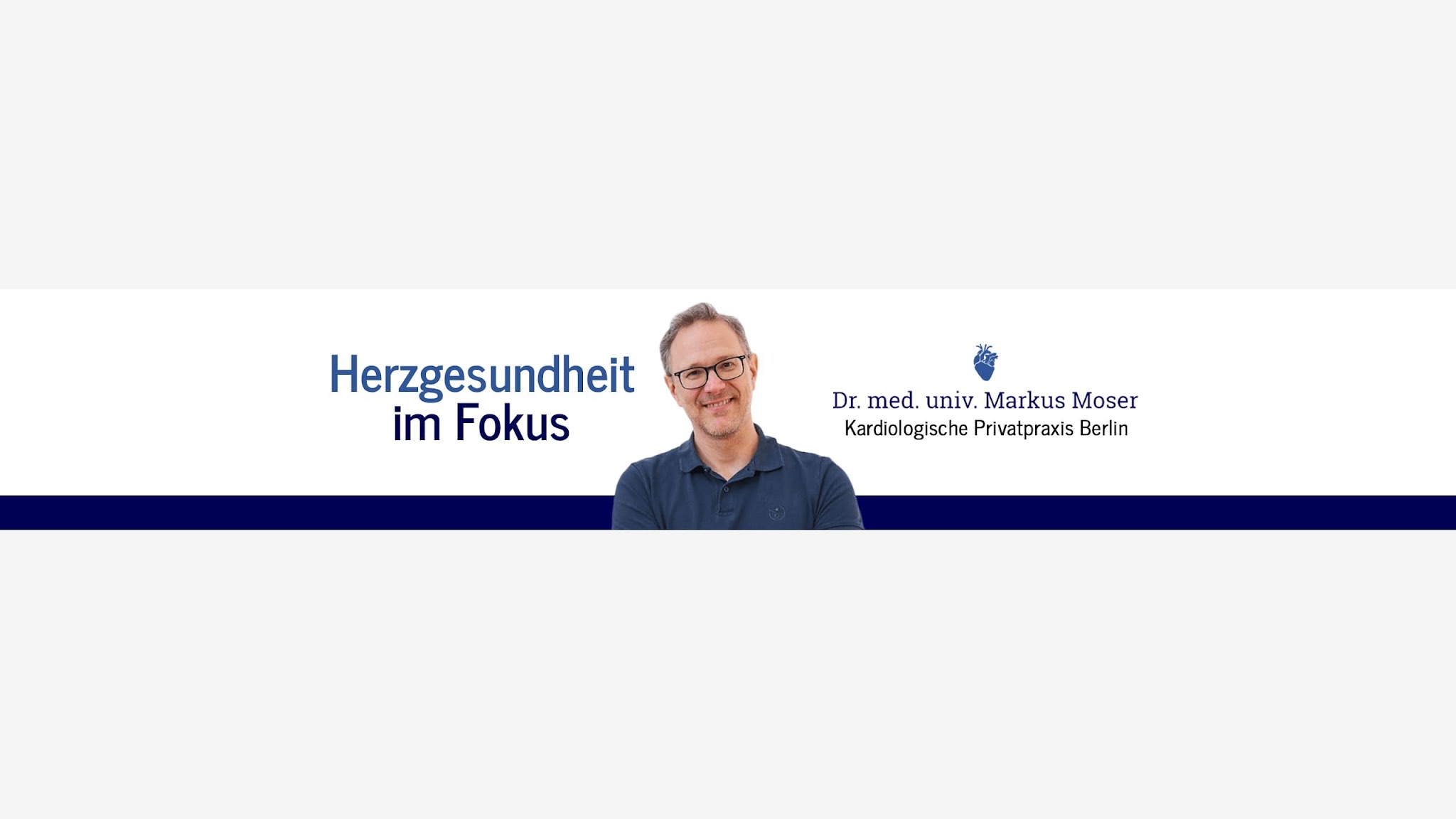 Kardiologische Privatpraxis Dr. med. univ. Moser YouTube banner