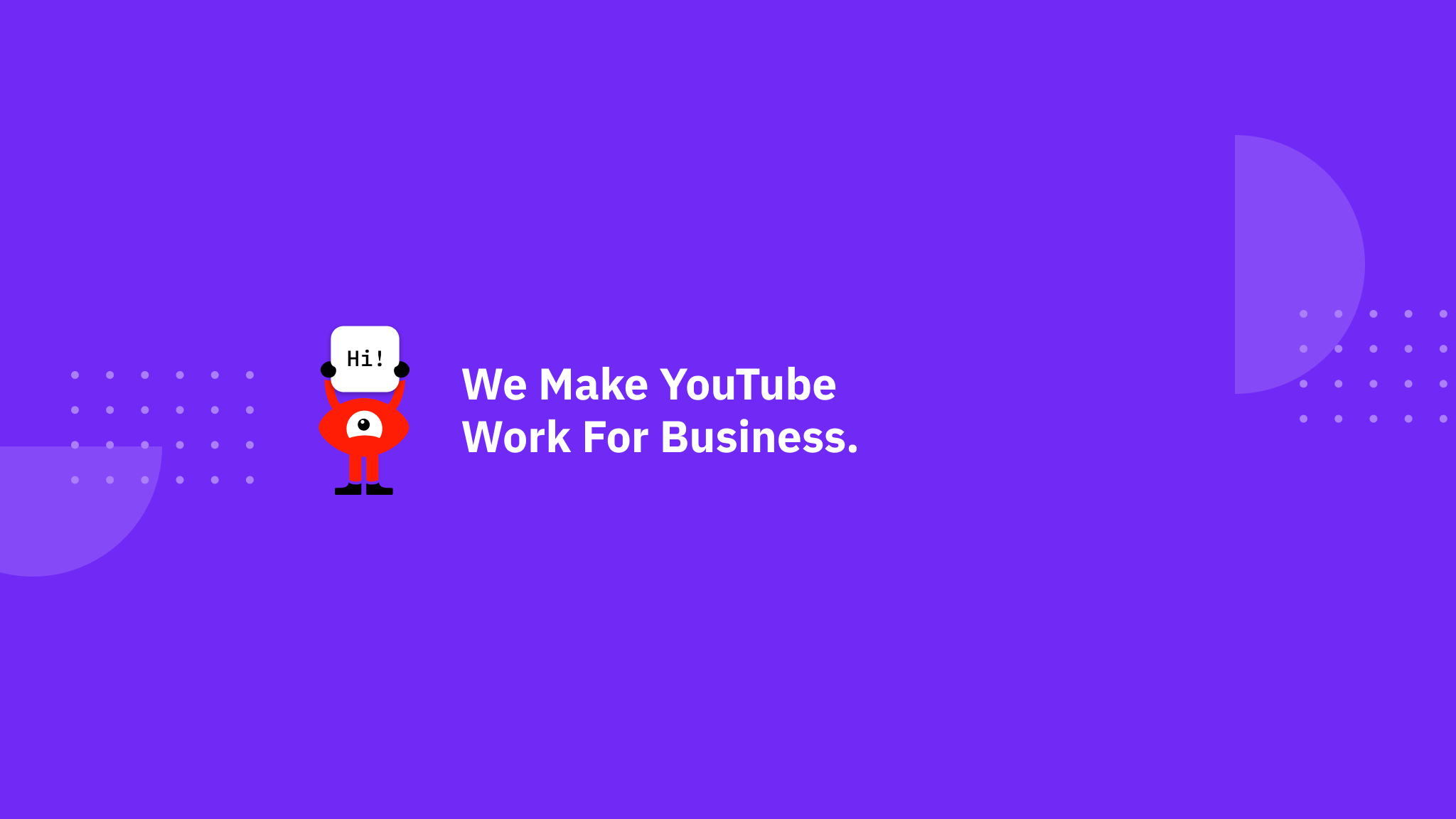 YouTube Marketing with tubics YouTube banner