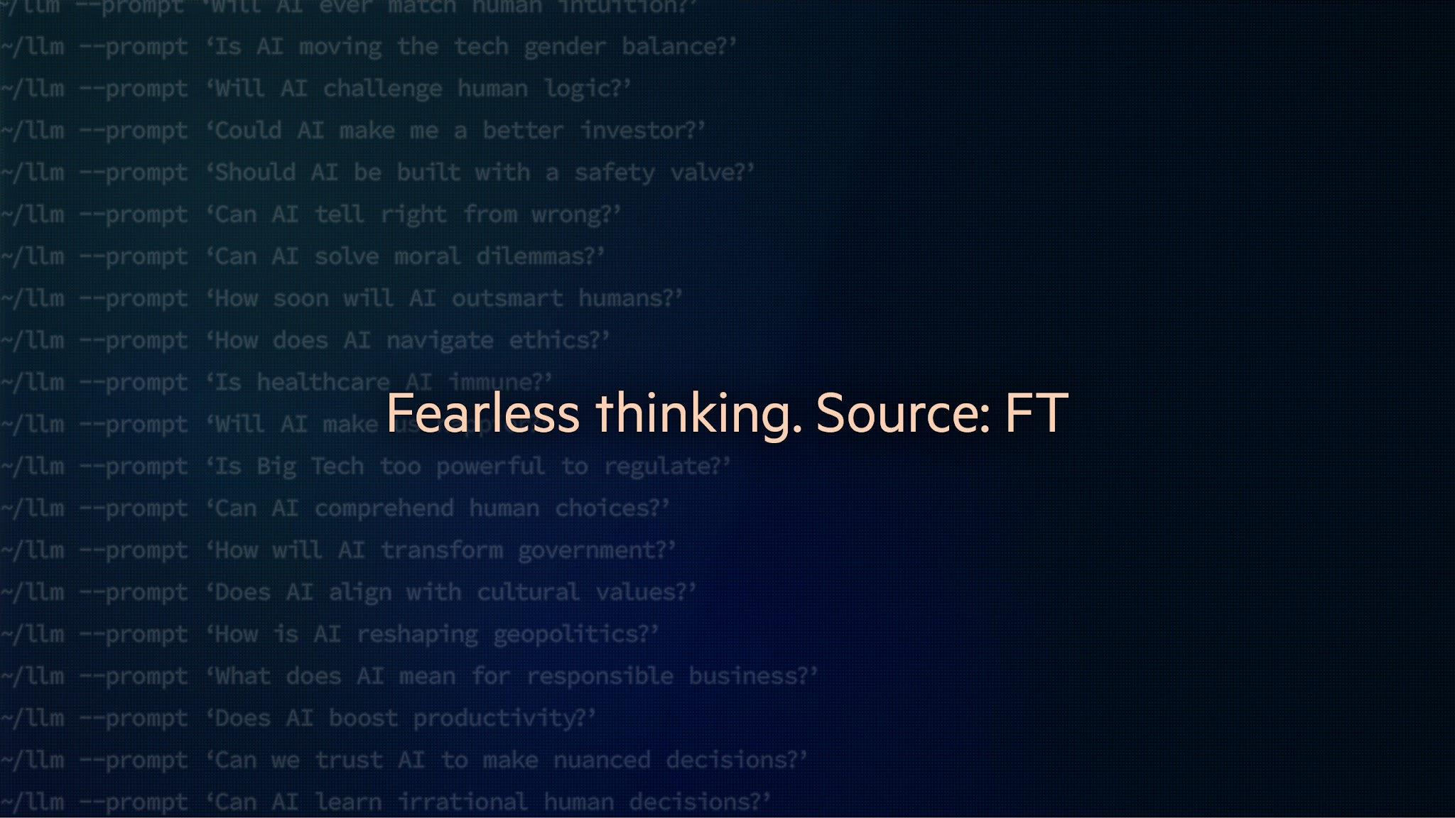 Financial Times YouTube banner