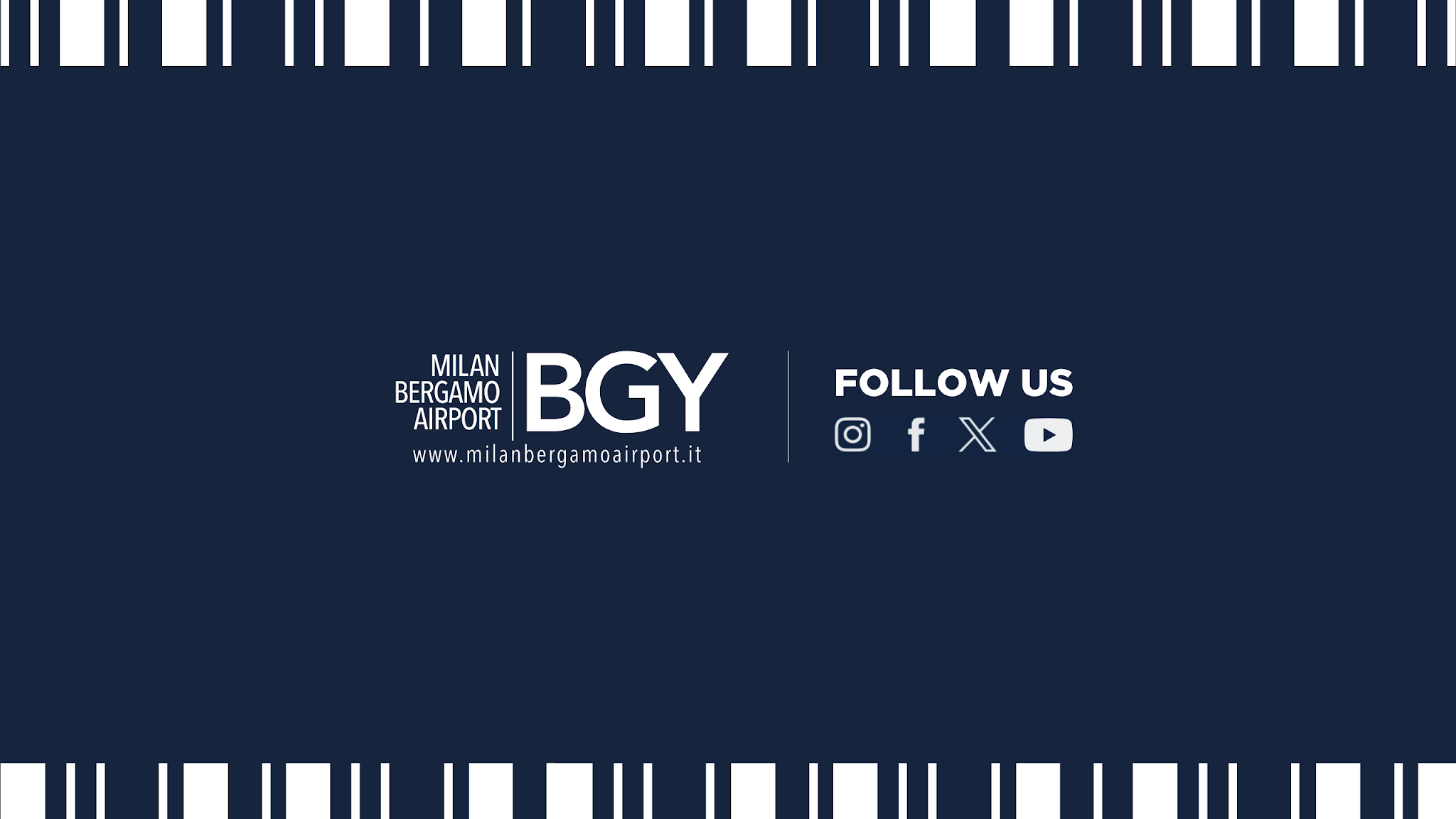 Milan Bergamo Airport YouTube banner