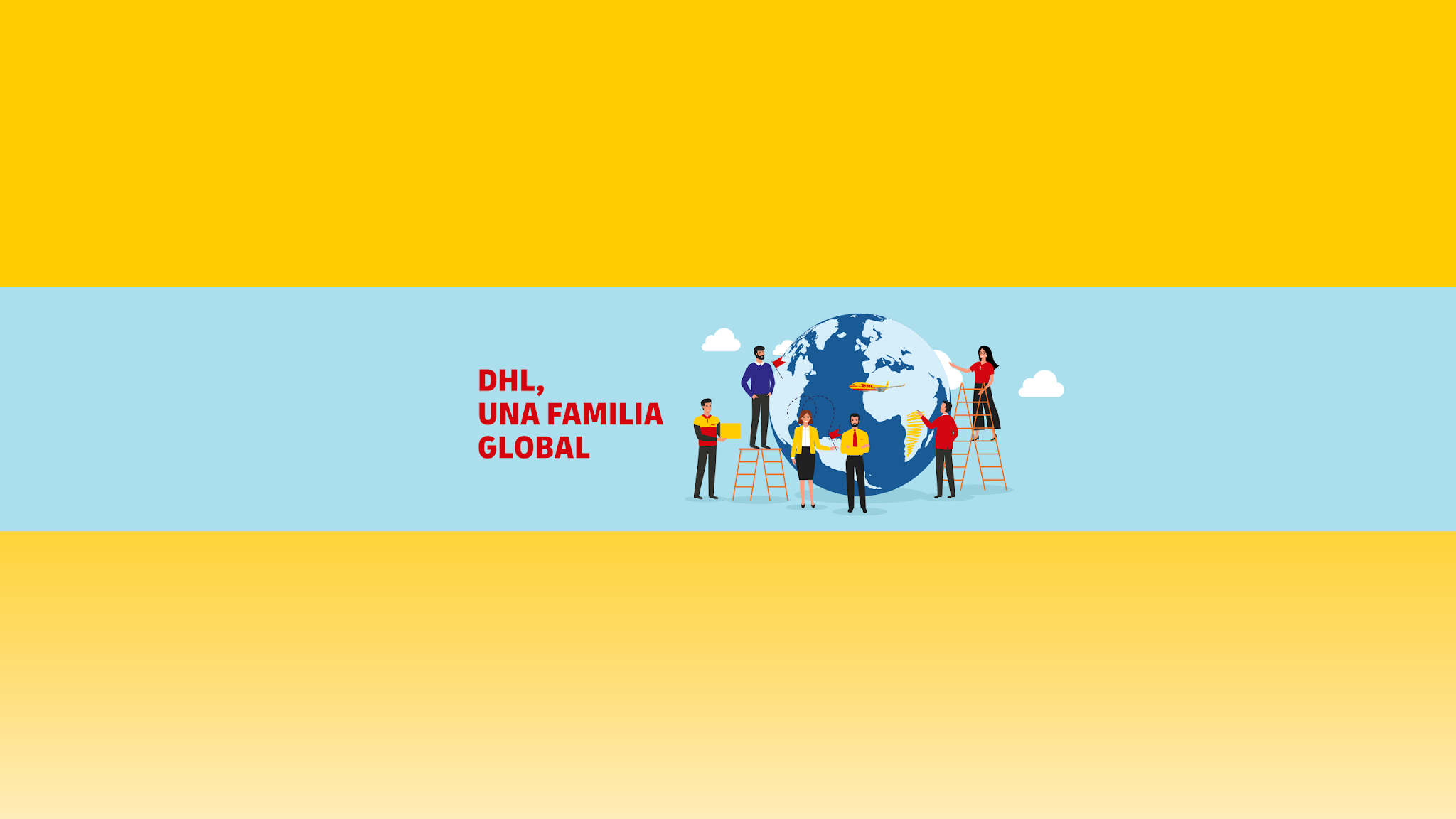 DHL México YouTube banner