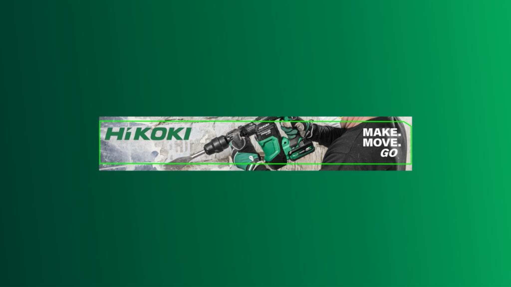 HiKOKI Power Tools NL YouTube banner