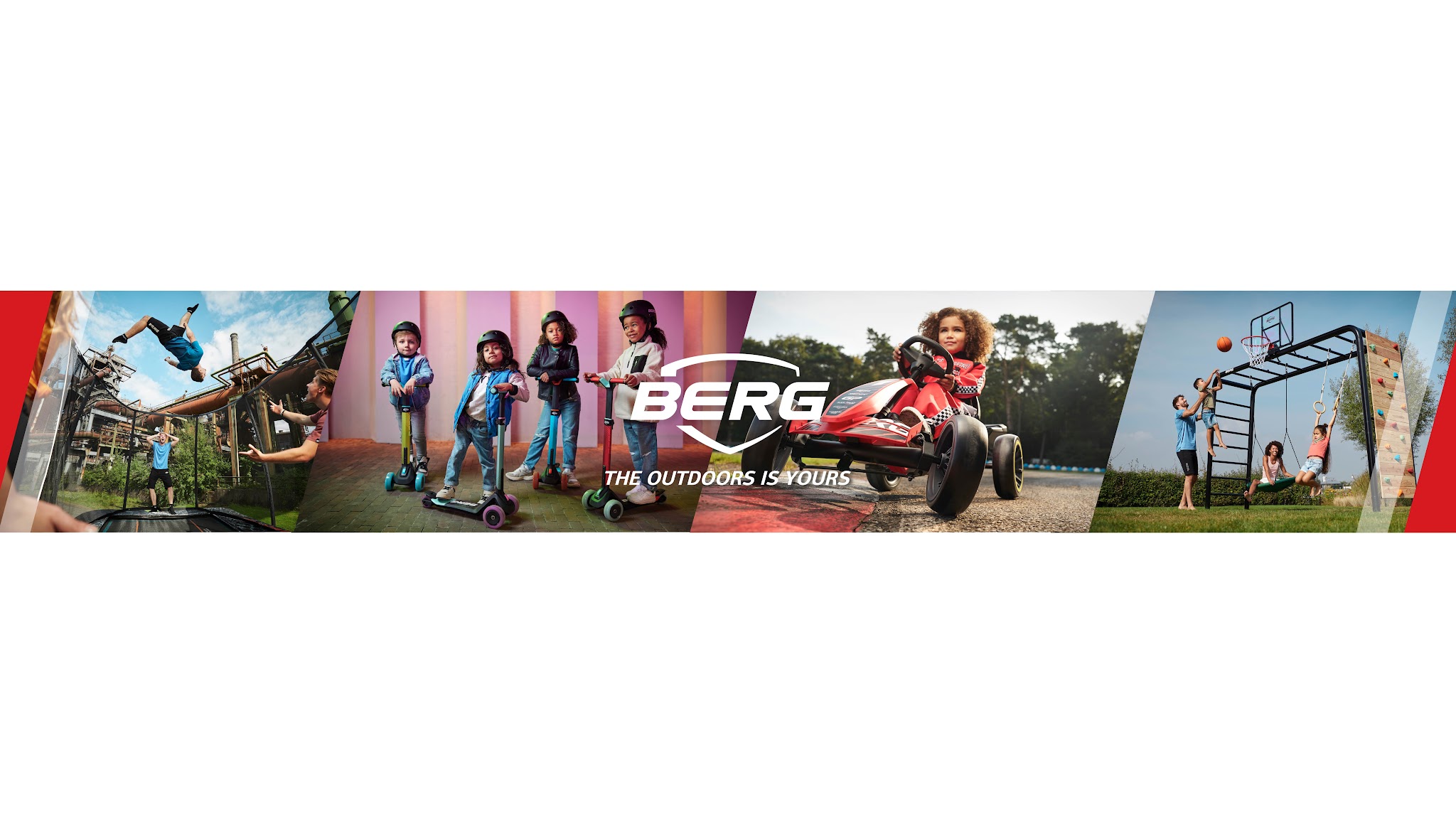 BERG Pedal Go-karts and Trampolines YouTube banner