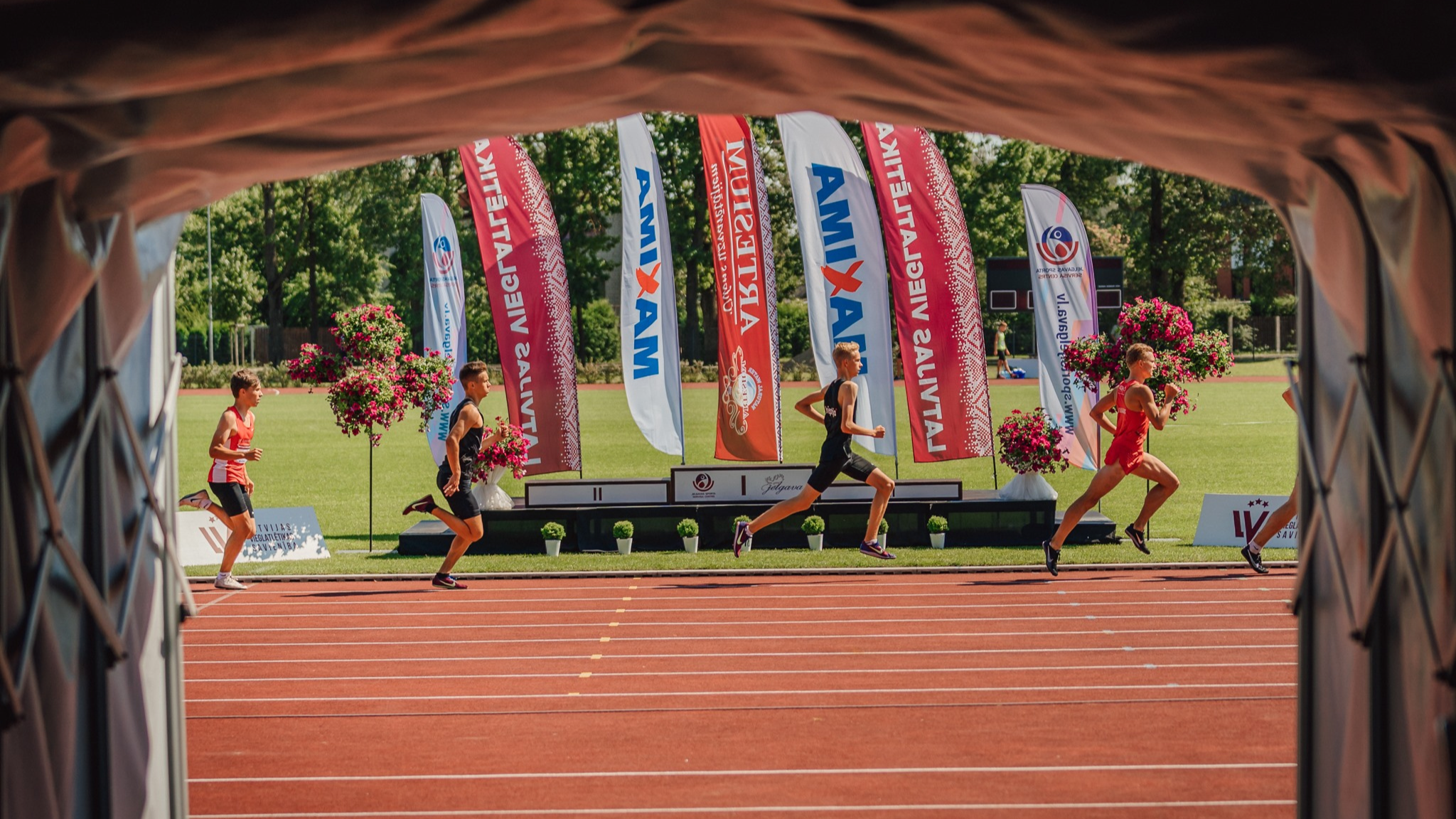 Latvian Athletics Association YouTube banner