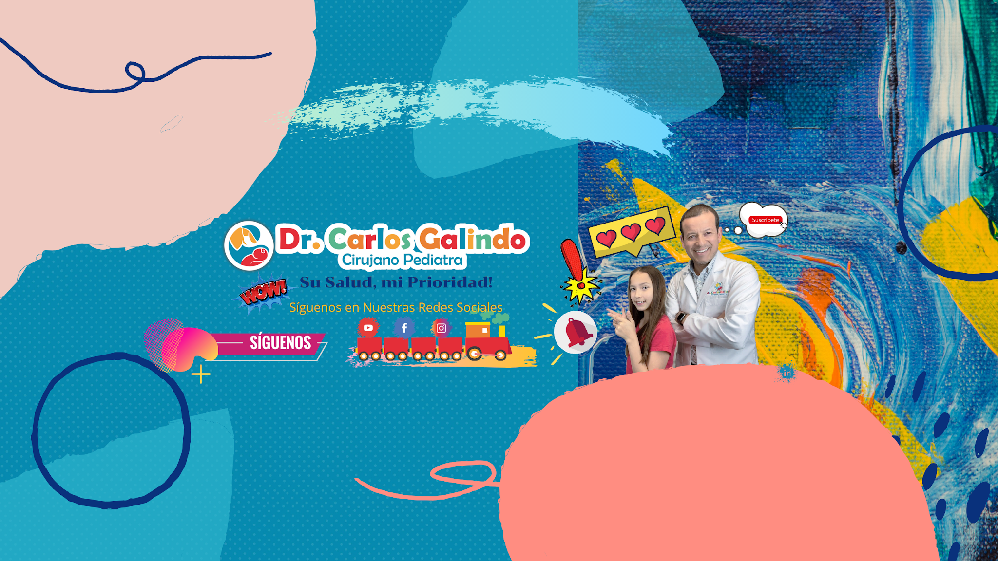 Dr. Carlos Galindo Cirujano Pediatra YouTube banner