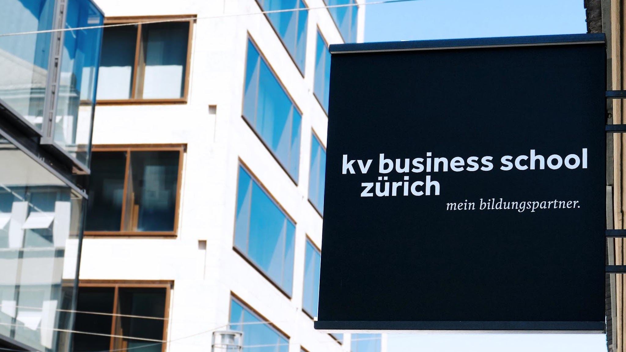 KV Business School Zürich YouTube banner