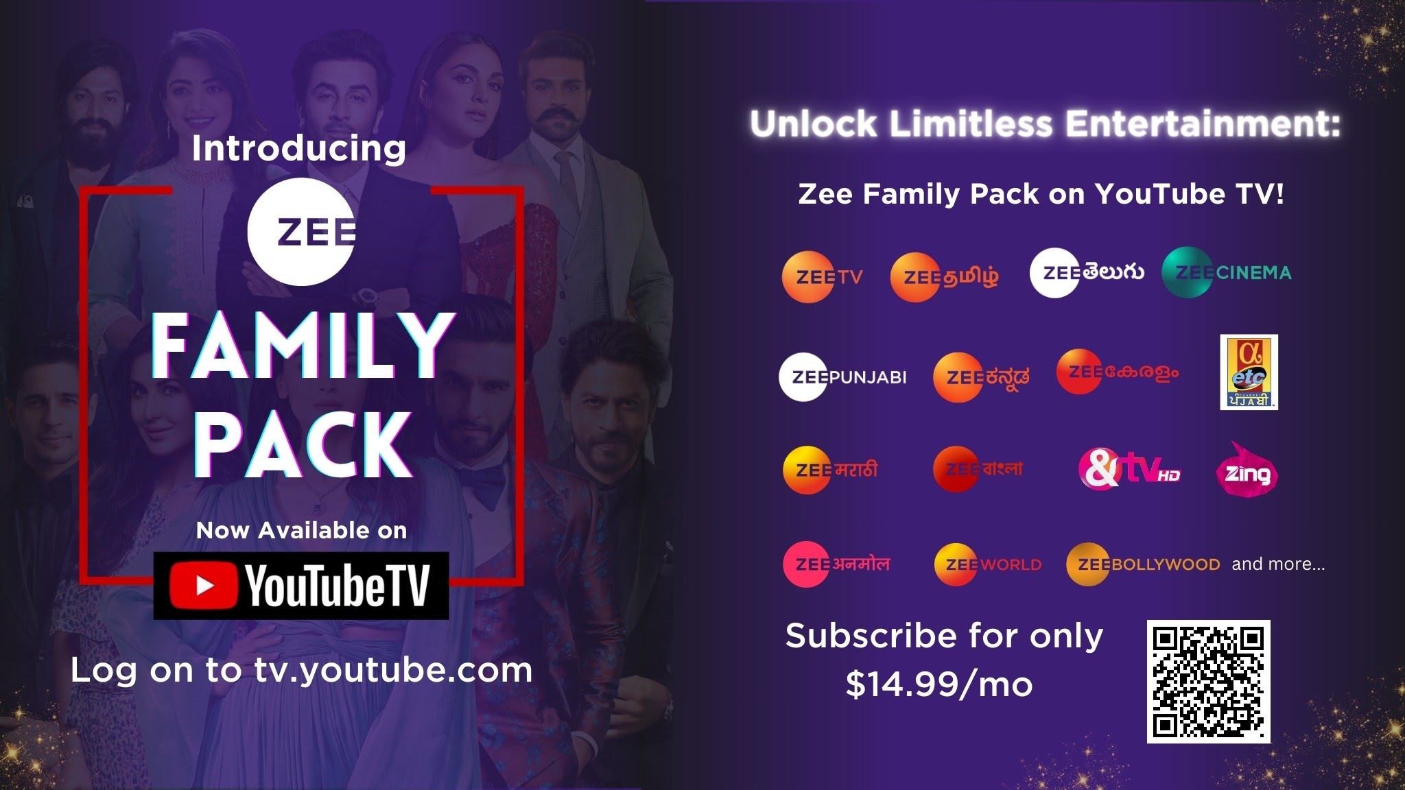 ZEE TV USA YouTube banner