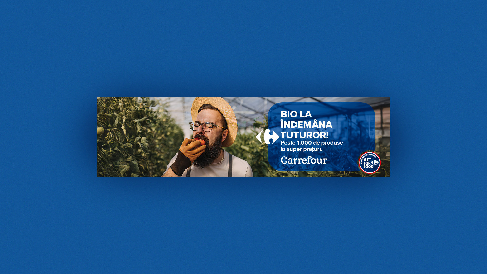 Carrefour Romania YouTube banner