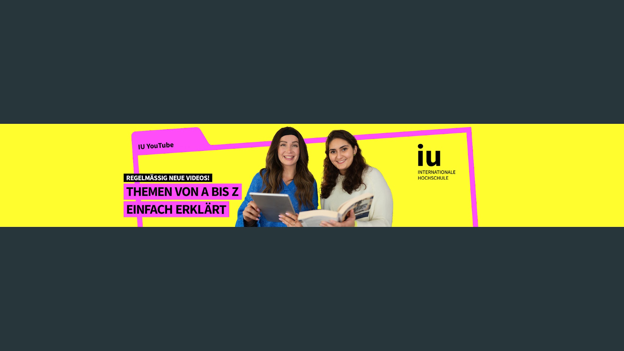 IU Internationale Hochschule YouTube banner