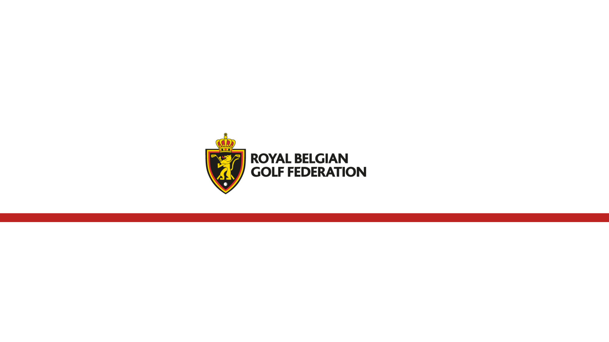 Royal Belgian Golf Federation YouTube banner