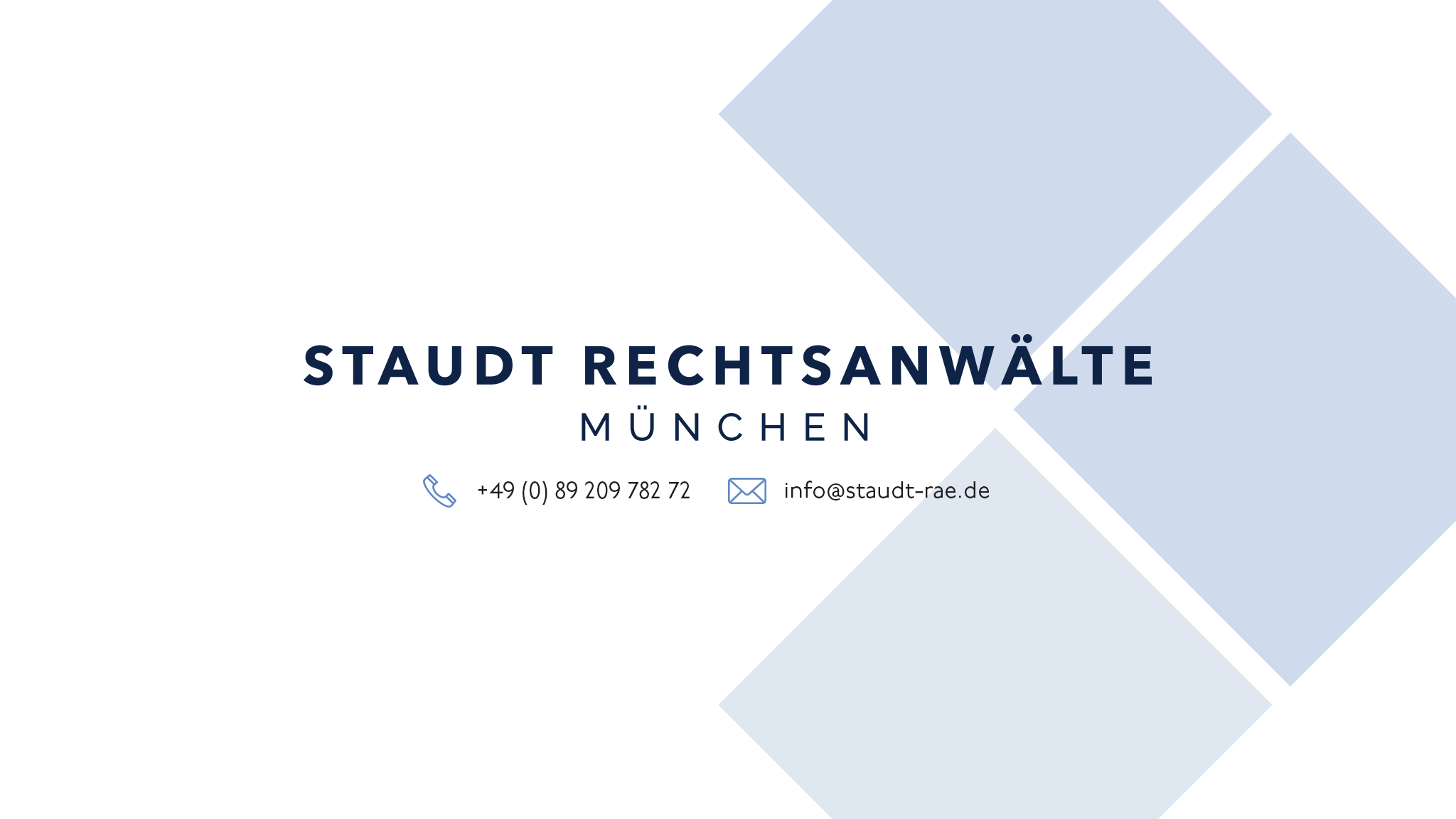 Staudt Rechtsanwälte YouTube banner