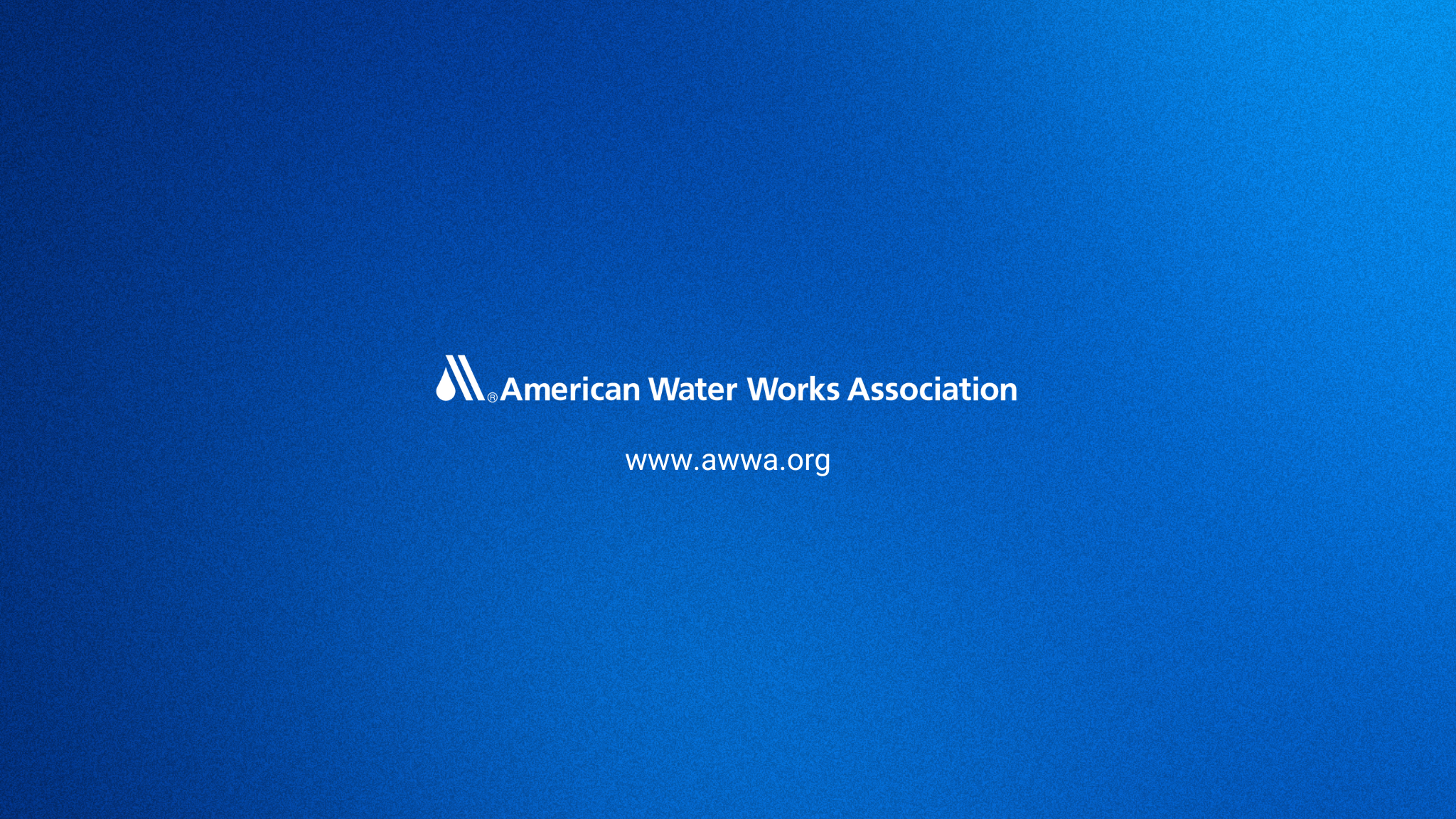 AmericanWaterWorks YouTube banner