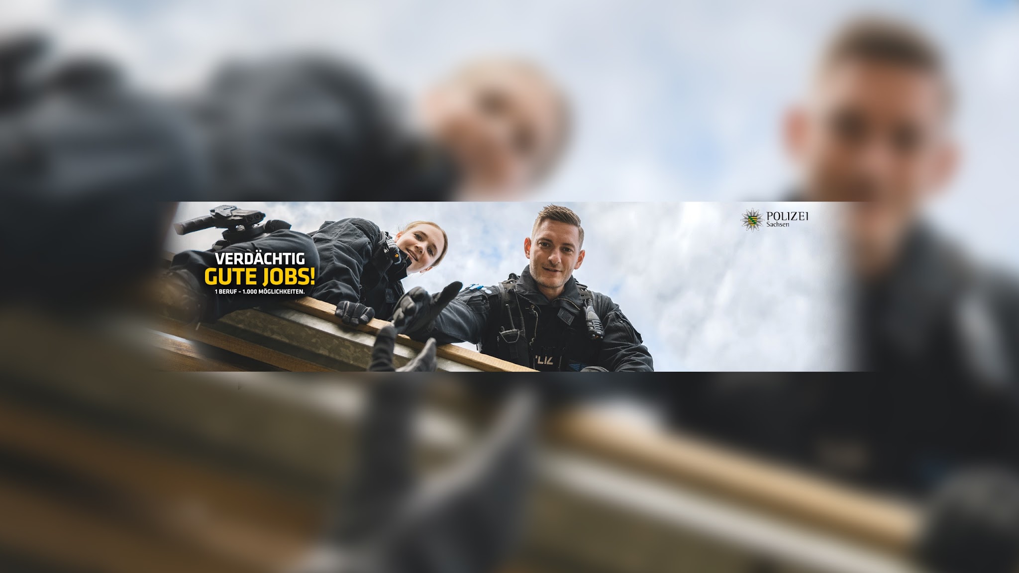 Polizei Sachsen YouTube banner