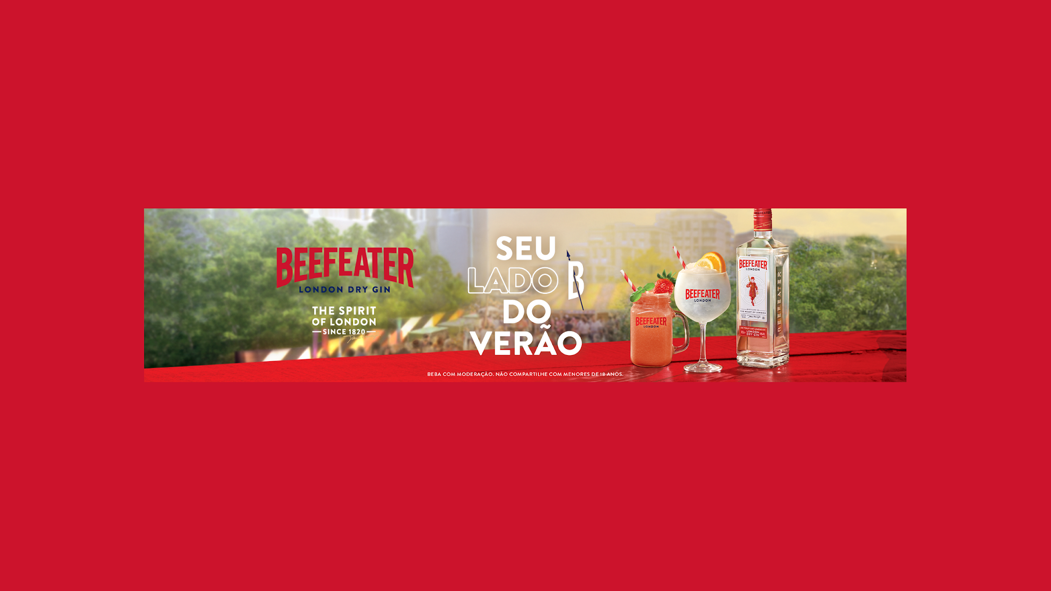 Beefeater Brasil YouTube banner