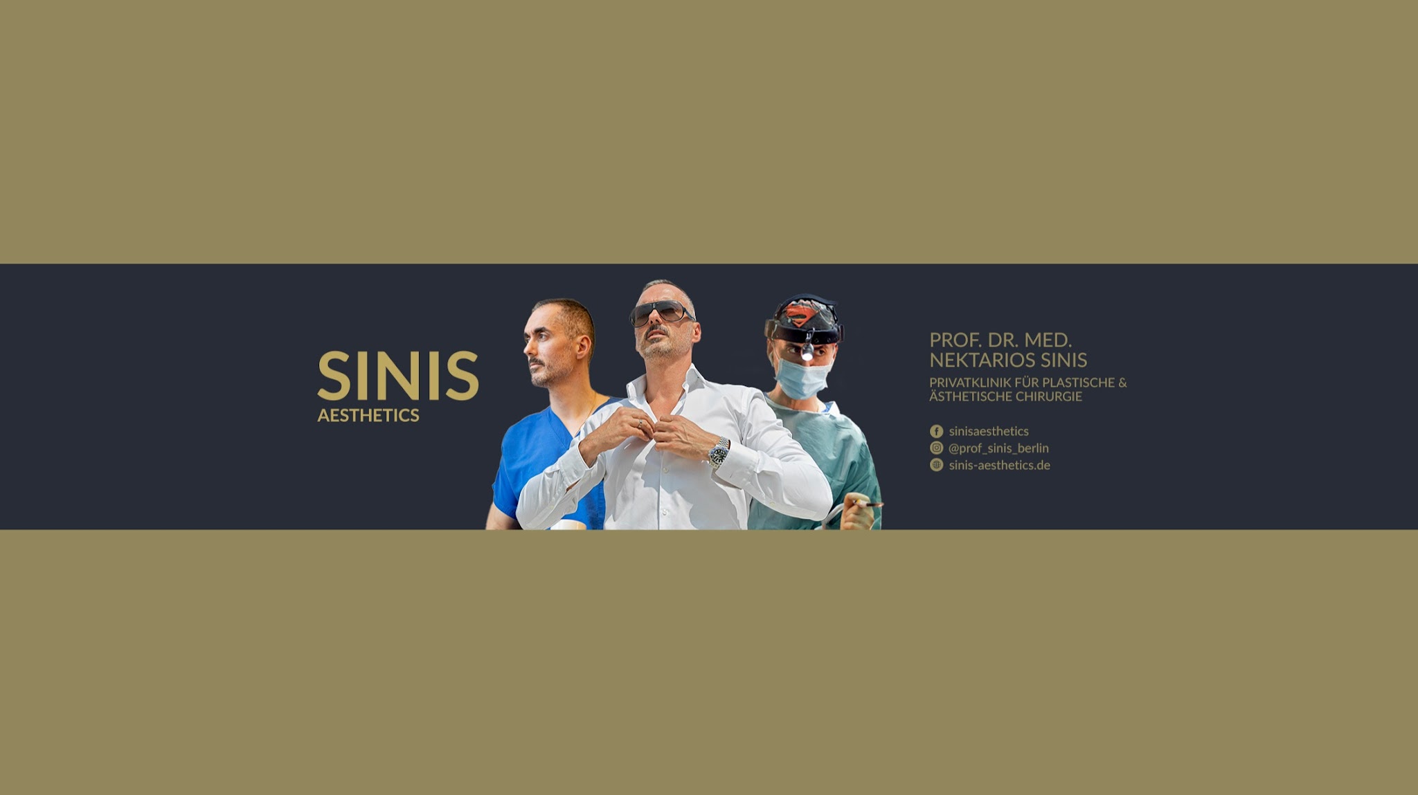 Sinis Aesthetics Berlin YouTube banner