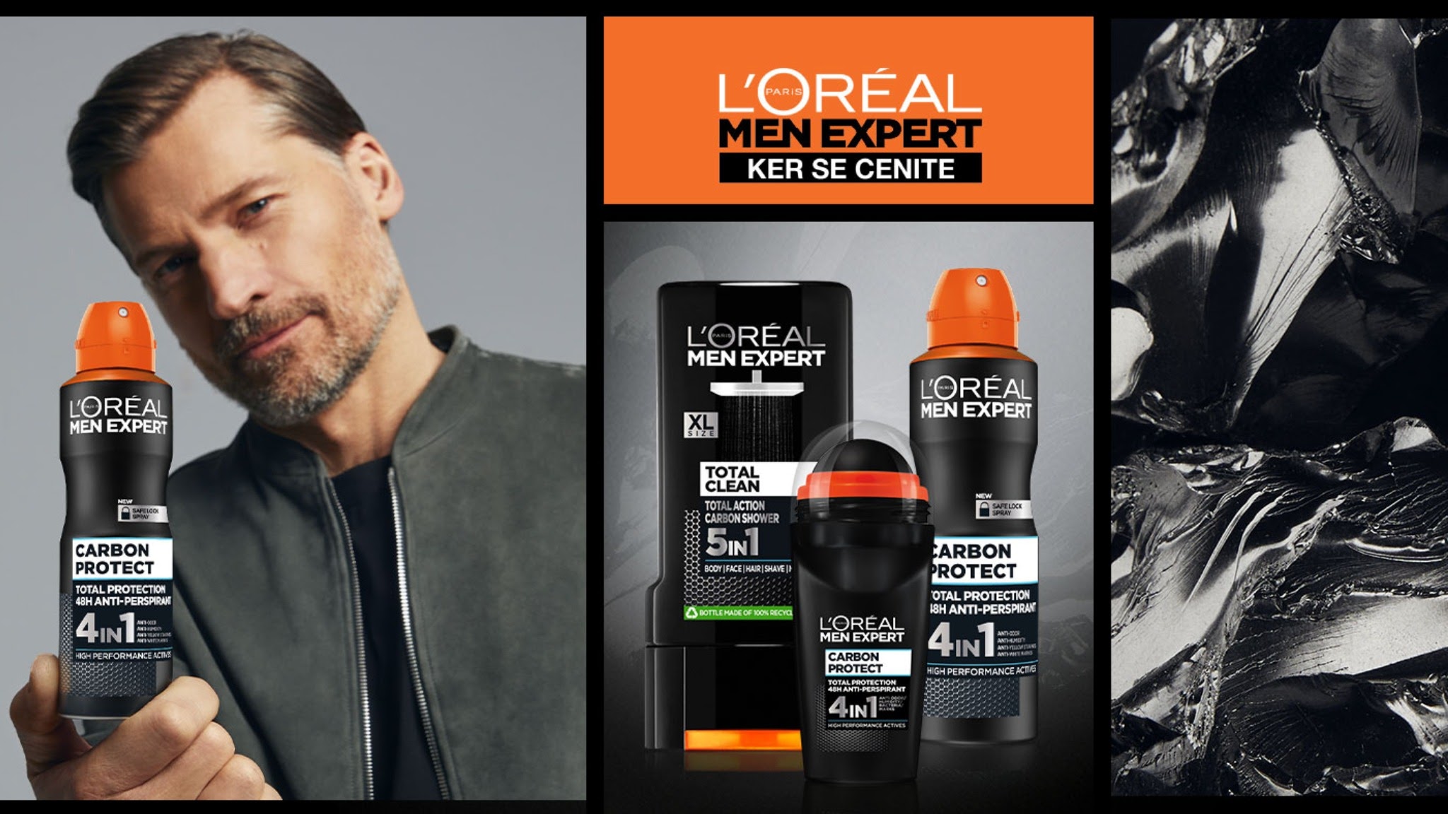 L'Oreal Men Expert Slovenia YouTube banner