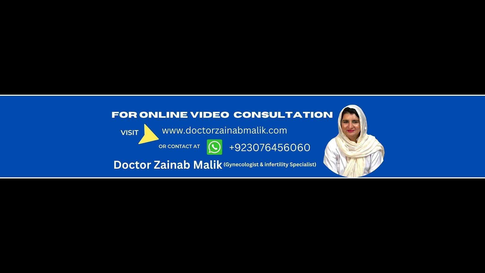 Doctor Zainab Malik YouTube banner