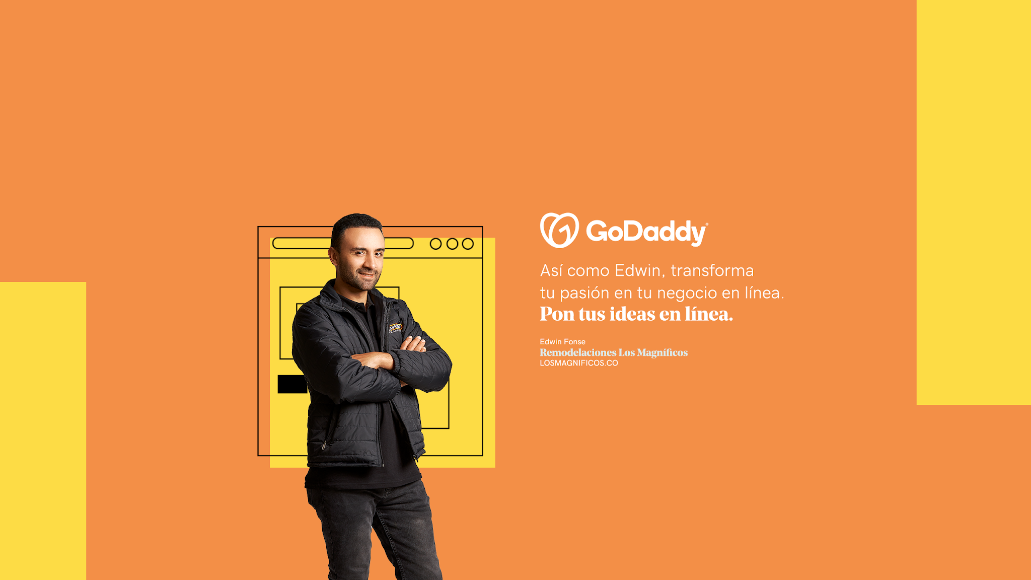 GoDaddy LATAM YouTube banner