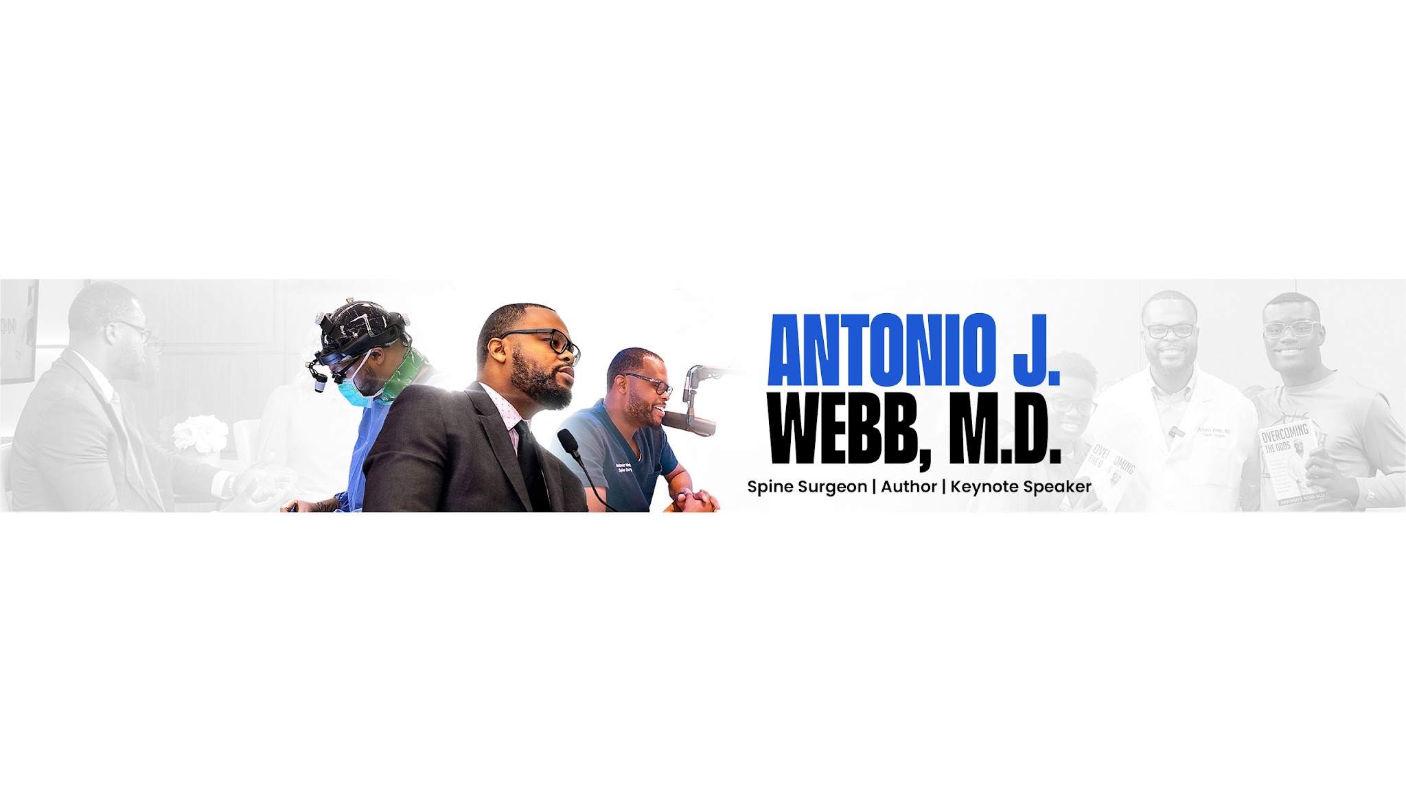 Antonio J. Webb, M.D. YouTube banner